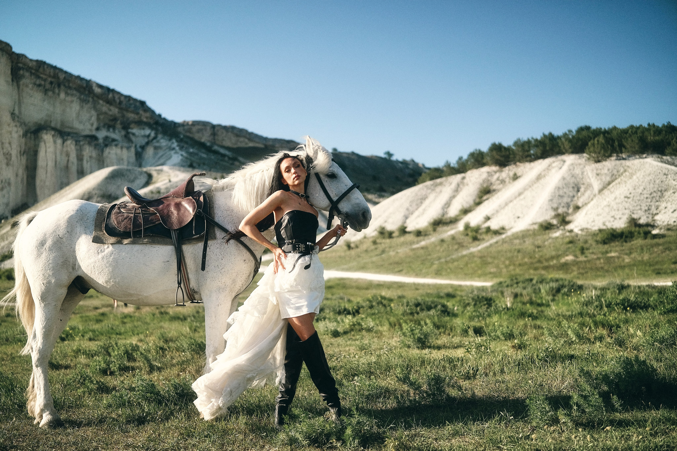 Модели на Белой Скале. Свадебная видеосъемка в Крыму и Севастополе
