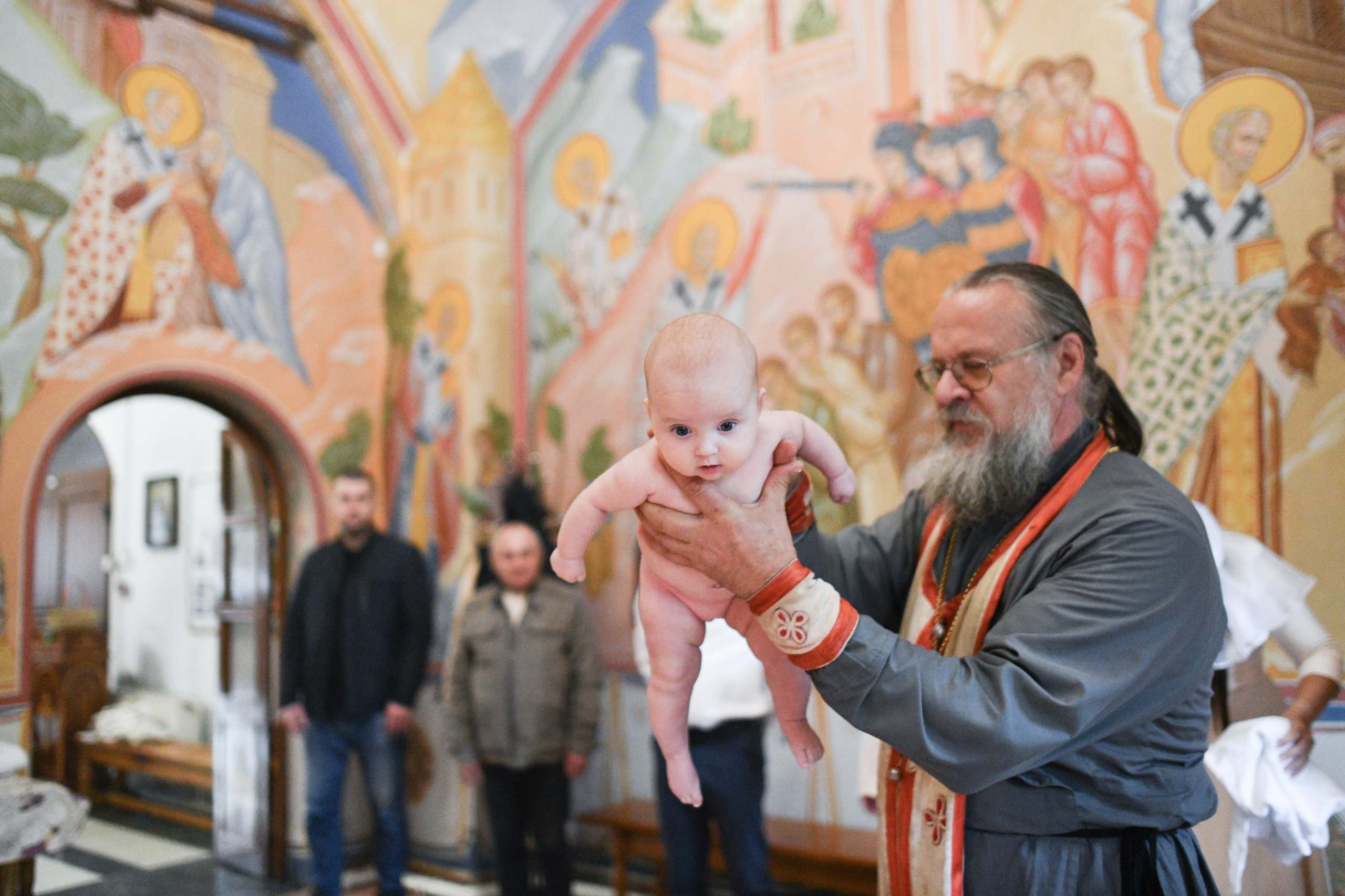 Крещение в Покровской церкви. Свадебный и портретный фотограф в Москве Галина Борисова