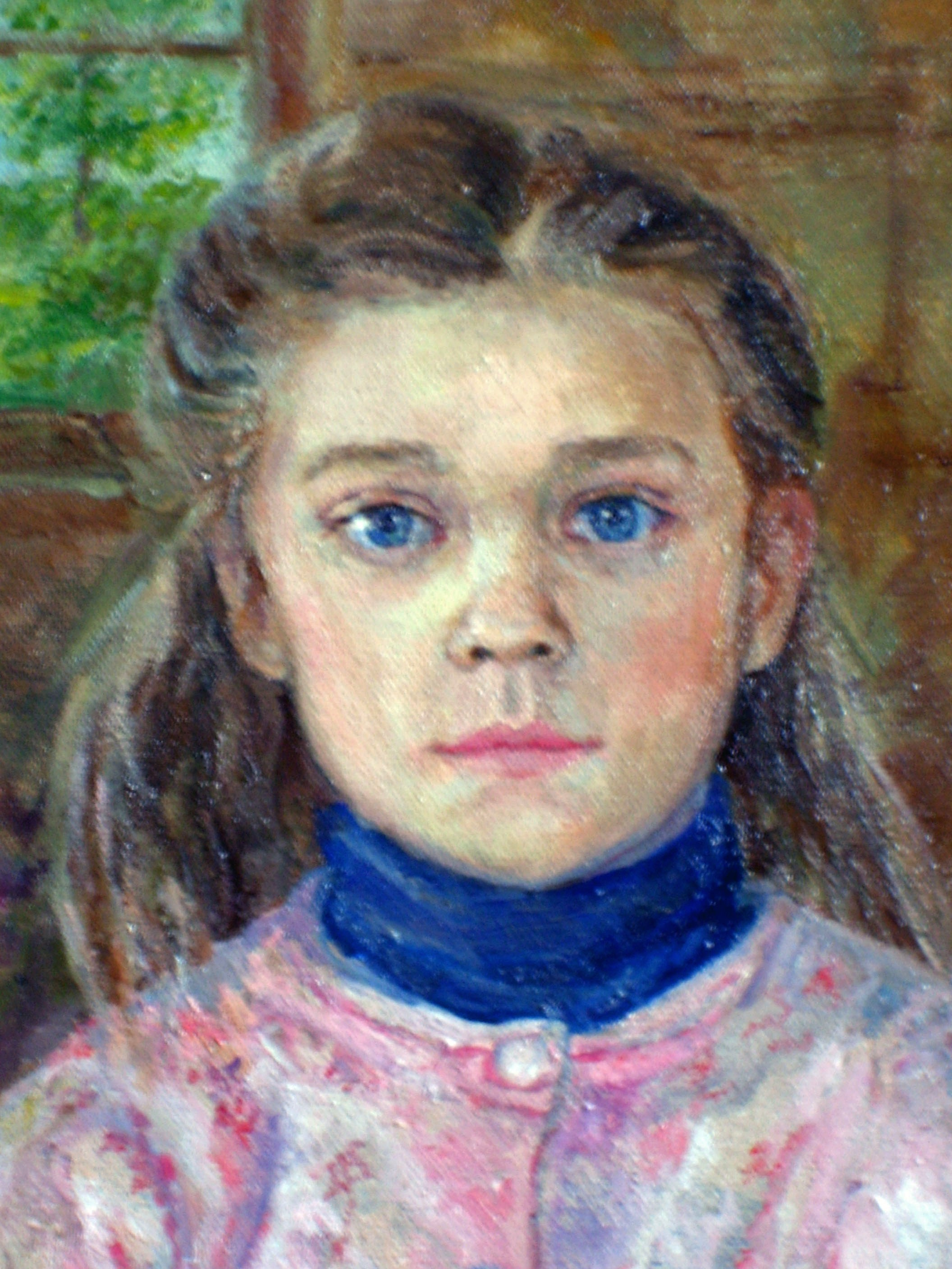 Портрет Поли, холст / масло, 2007