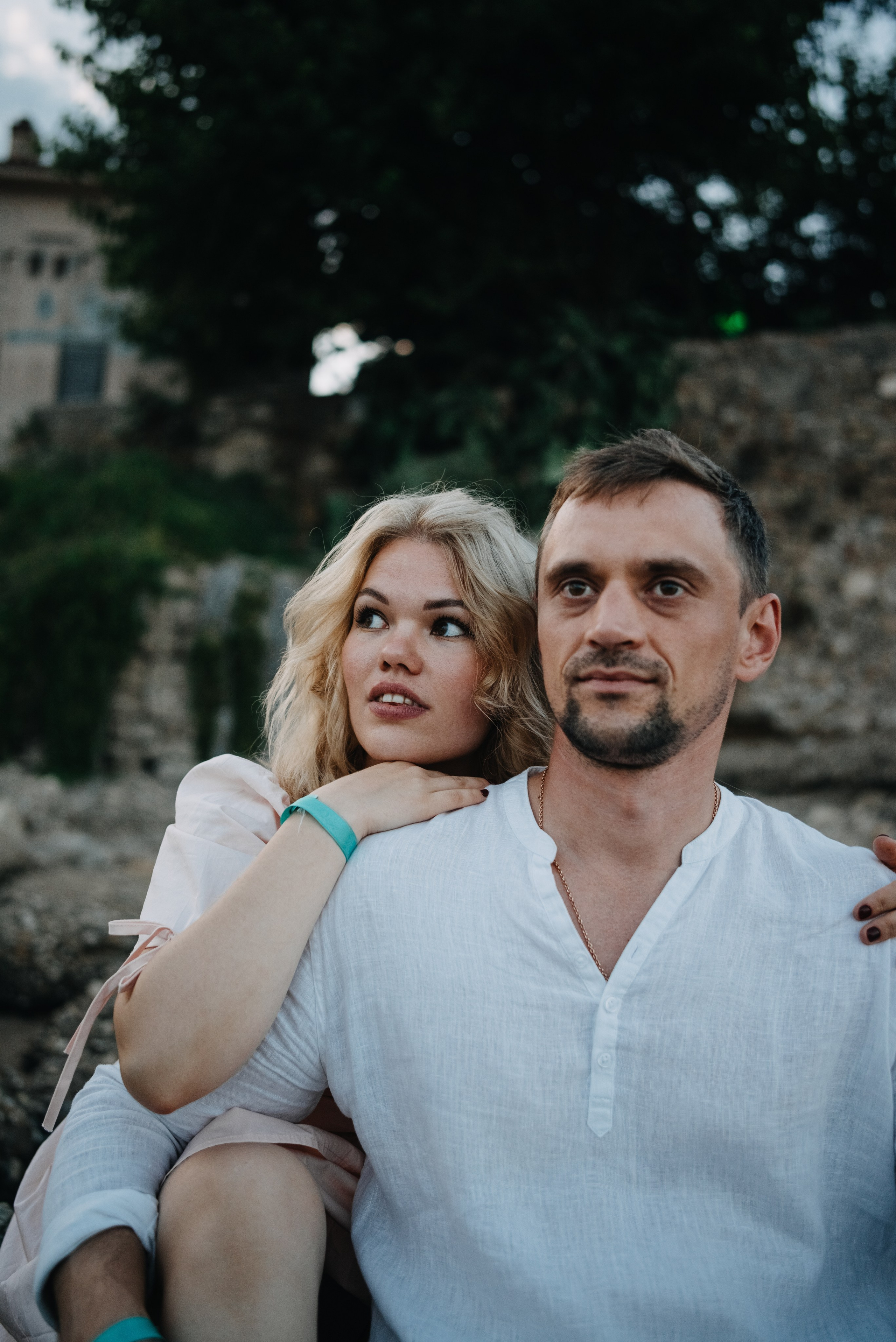 Съемка пары на море. Портретный и свадебный фотограф в Тбилиси • xeniqo