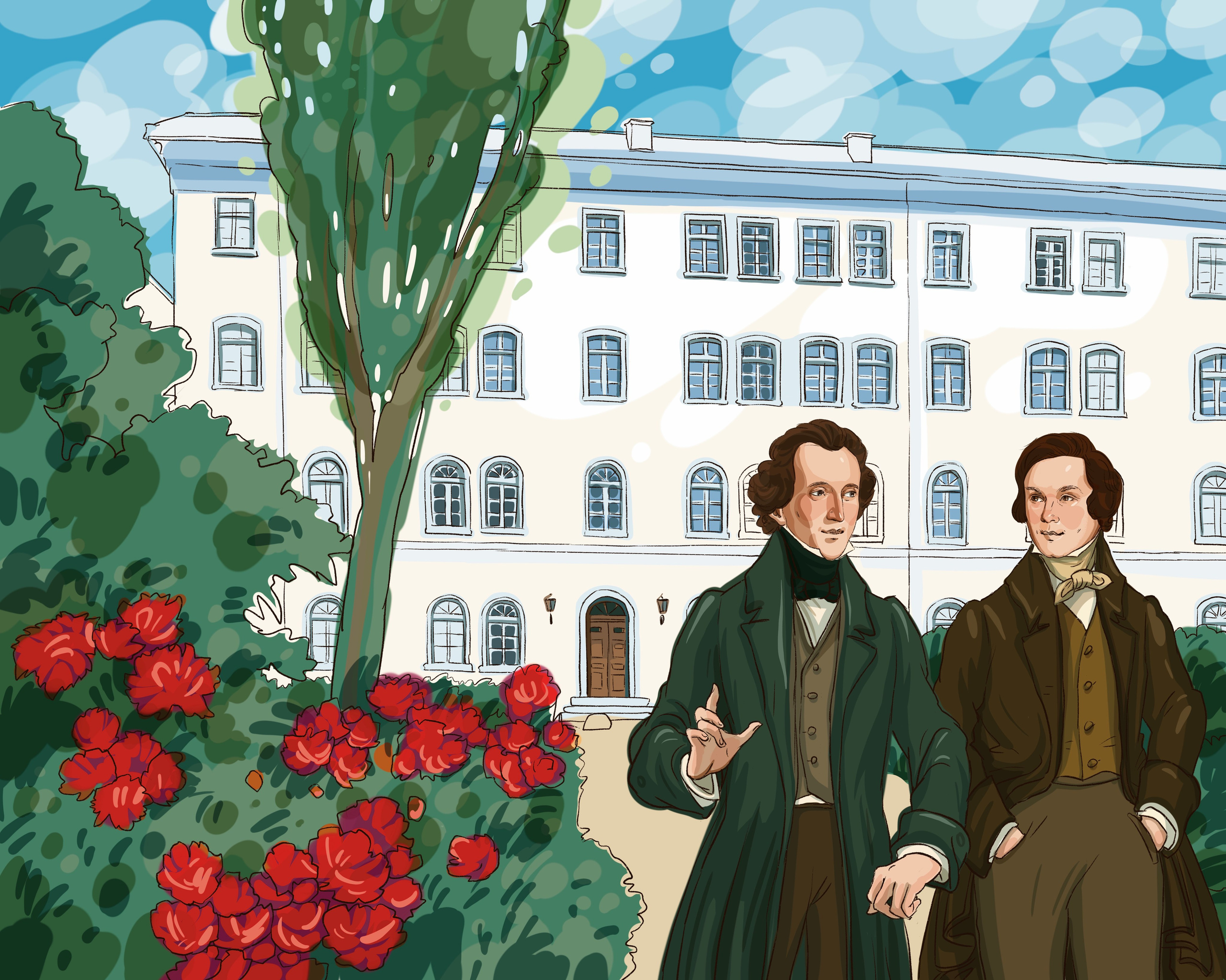 Мендельсон. Художник Анна Хопта