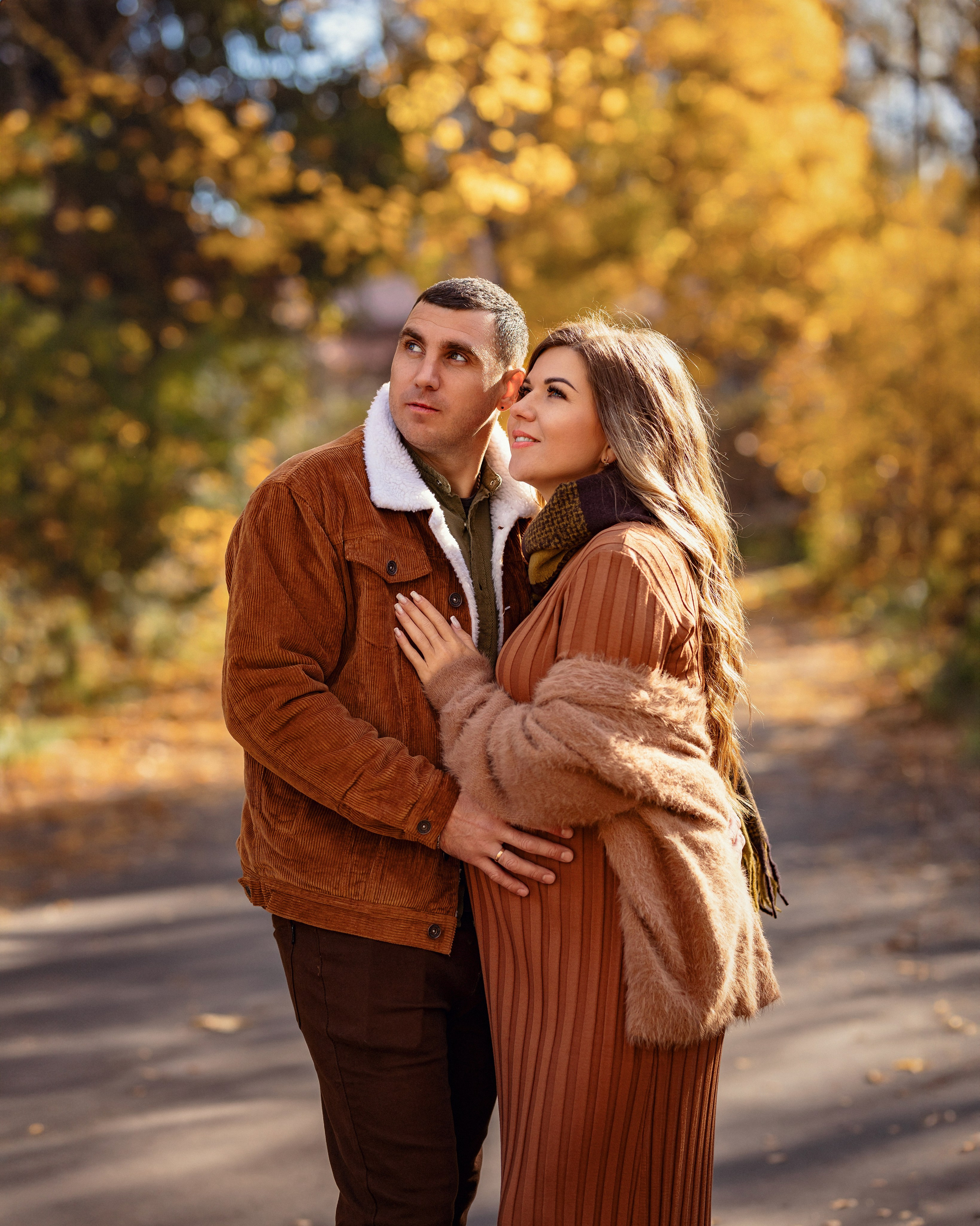 Осенняя фотосессия в ожидании малыша. Трубинова Екатерина | Семейный фотограф | Москва