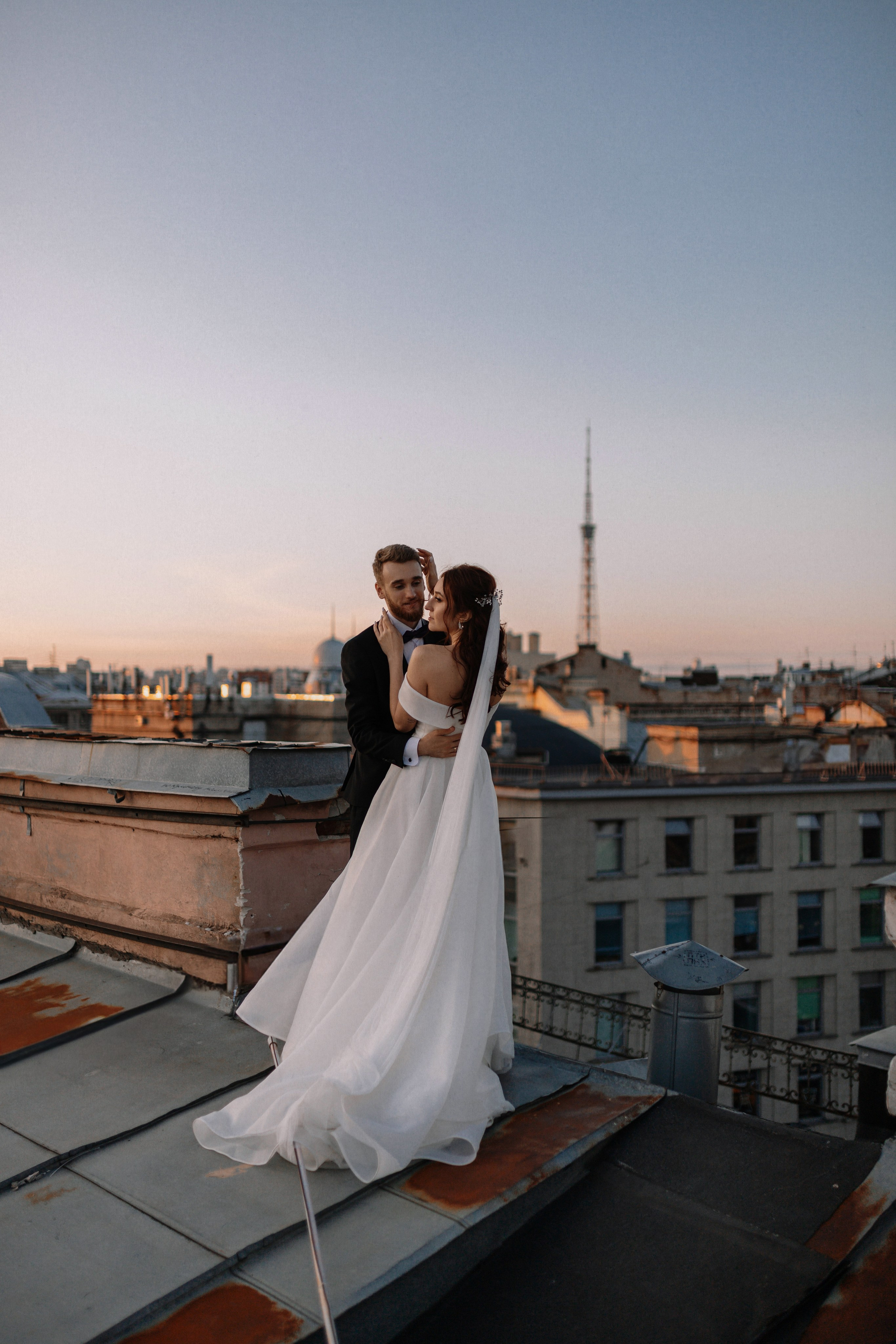 Крыша Петроградки. Николь — ваш любимый фотограф в Санкт-Петербурге