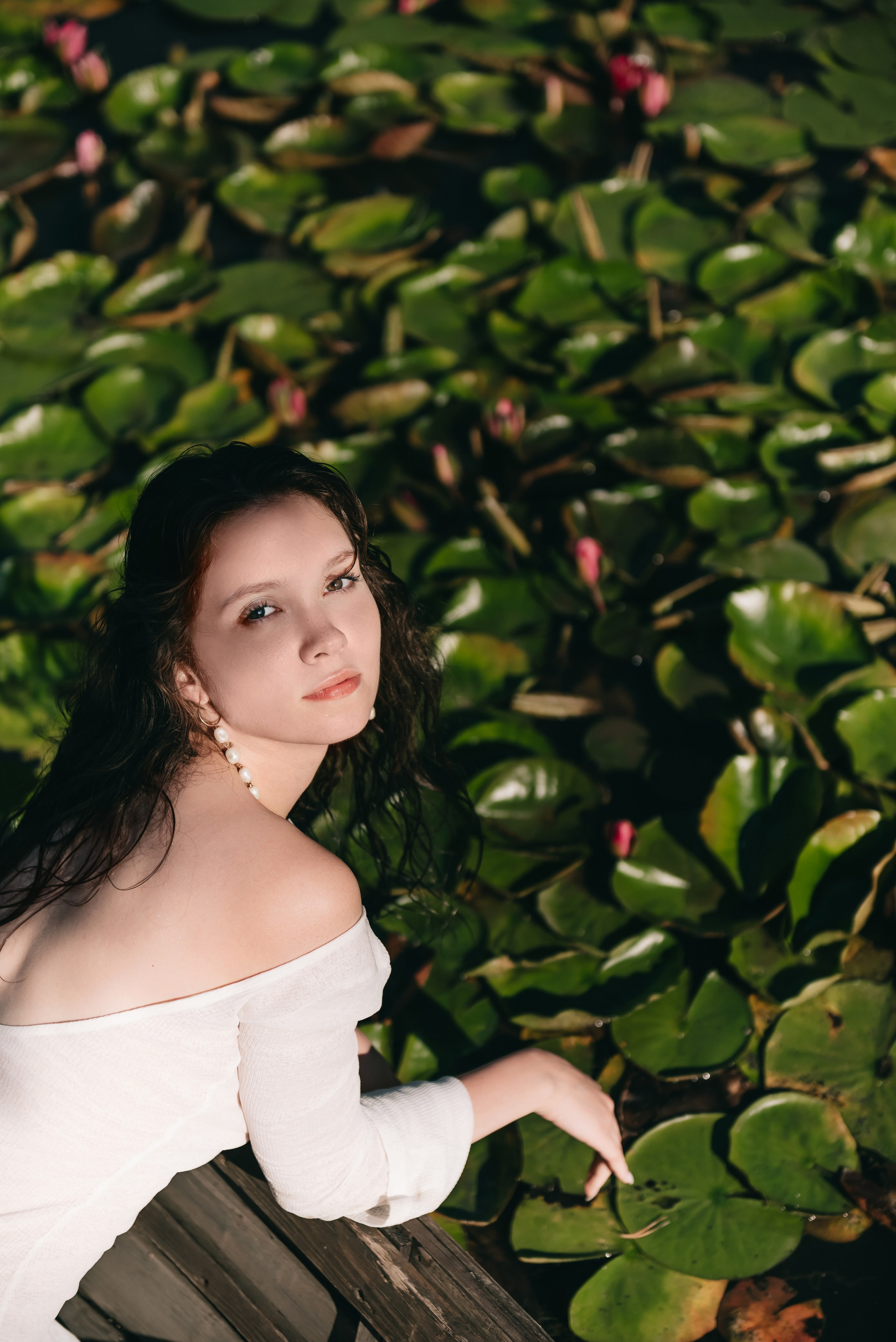 Фотосессия с кувшинками в Таёжной Заимке в г. Кемерово