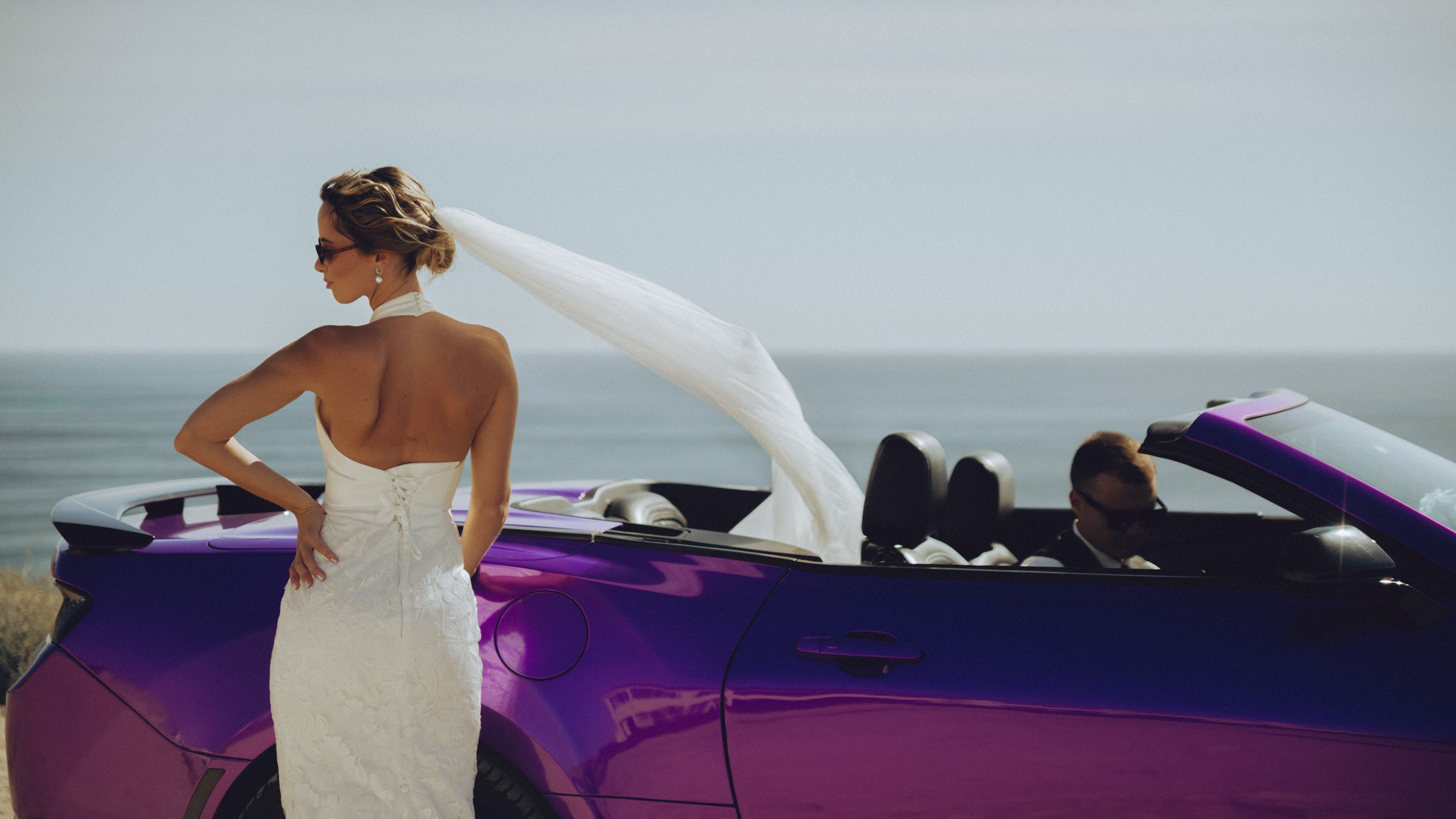 На кабриолете. Фотограф и Видеограф Анапа, Новороссийск, Краснодар. Алина и Женя