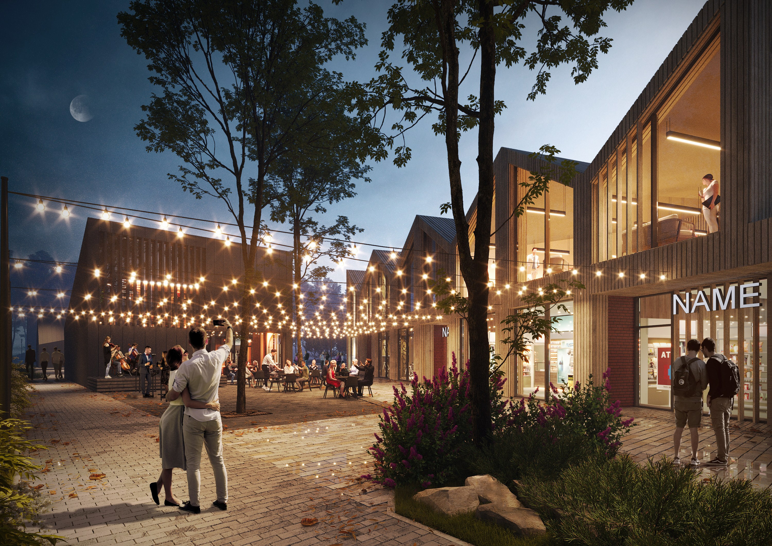 Общественный центр поселка. Иван Ваганов. Портфолио