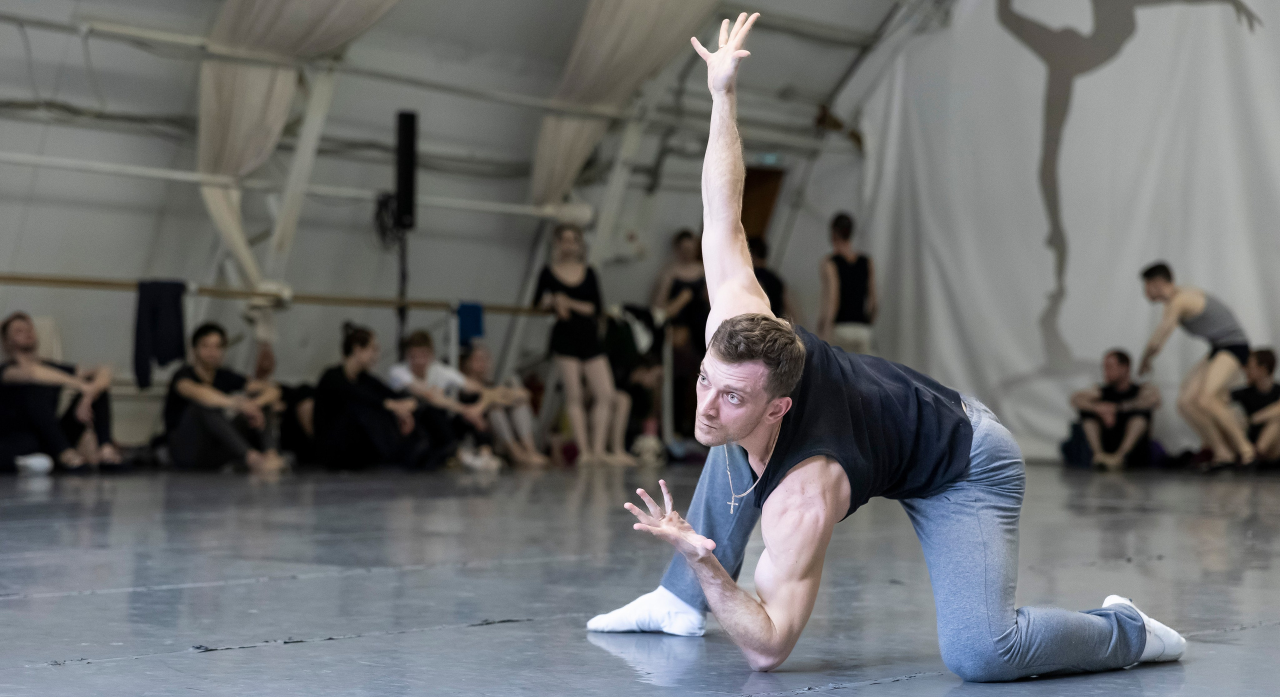 Репетиция балета «Пушкин. Сны после жизни» — театр Касаткиной и Василёва. Балетный фотограф Москва Майоров Николай