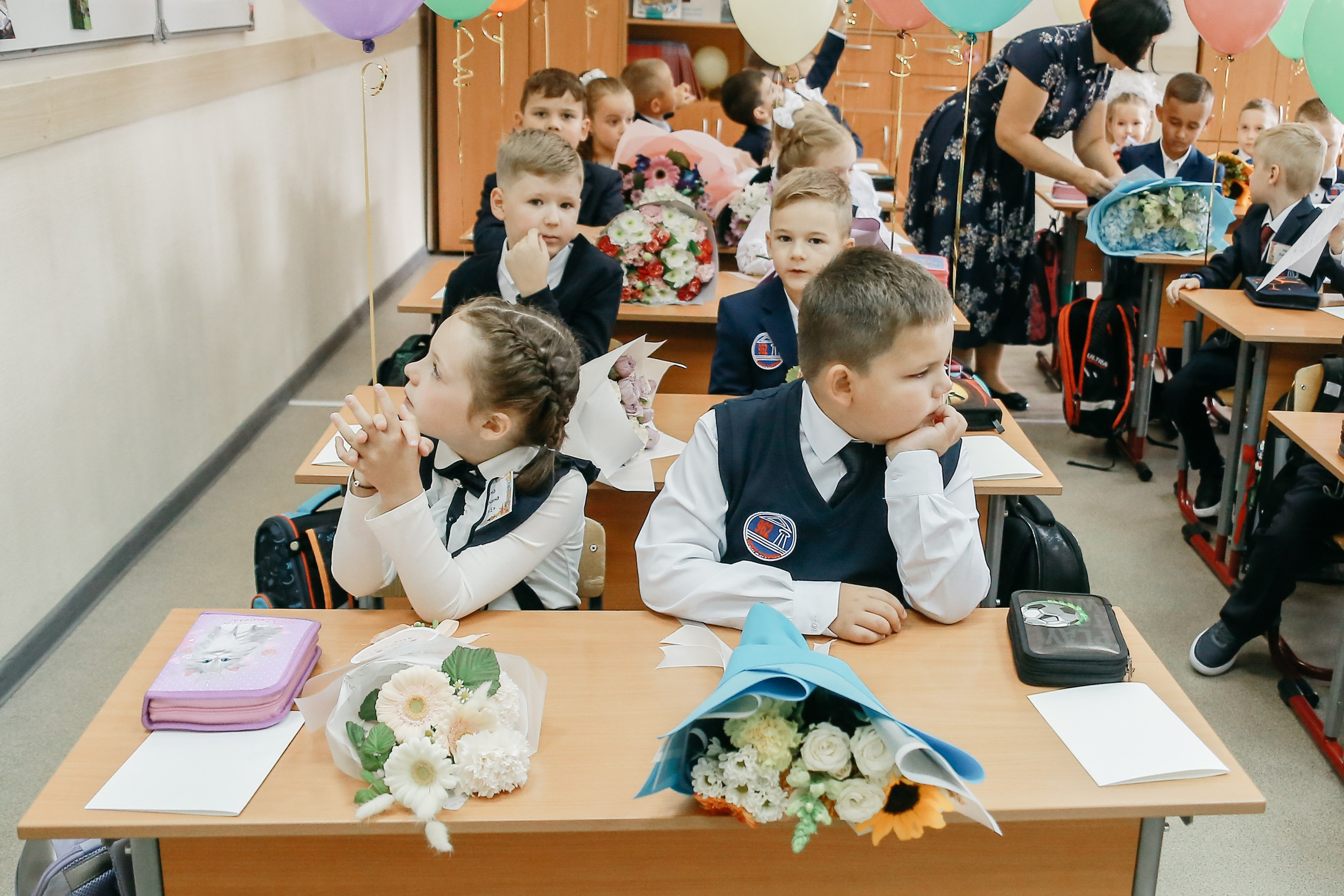 Первое сентября у 1Е класса. Антонина Морозова, профессиональный семейный фотограф видеограф