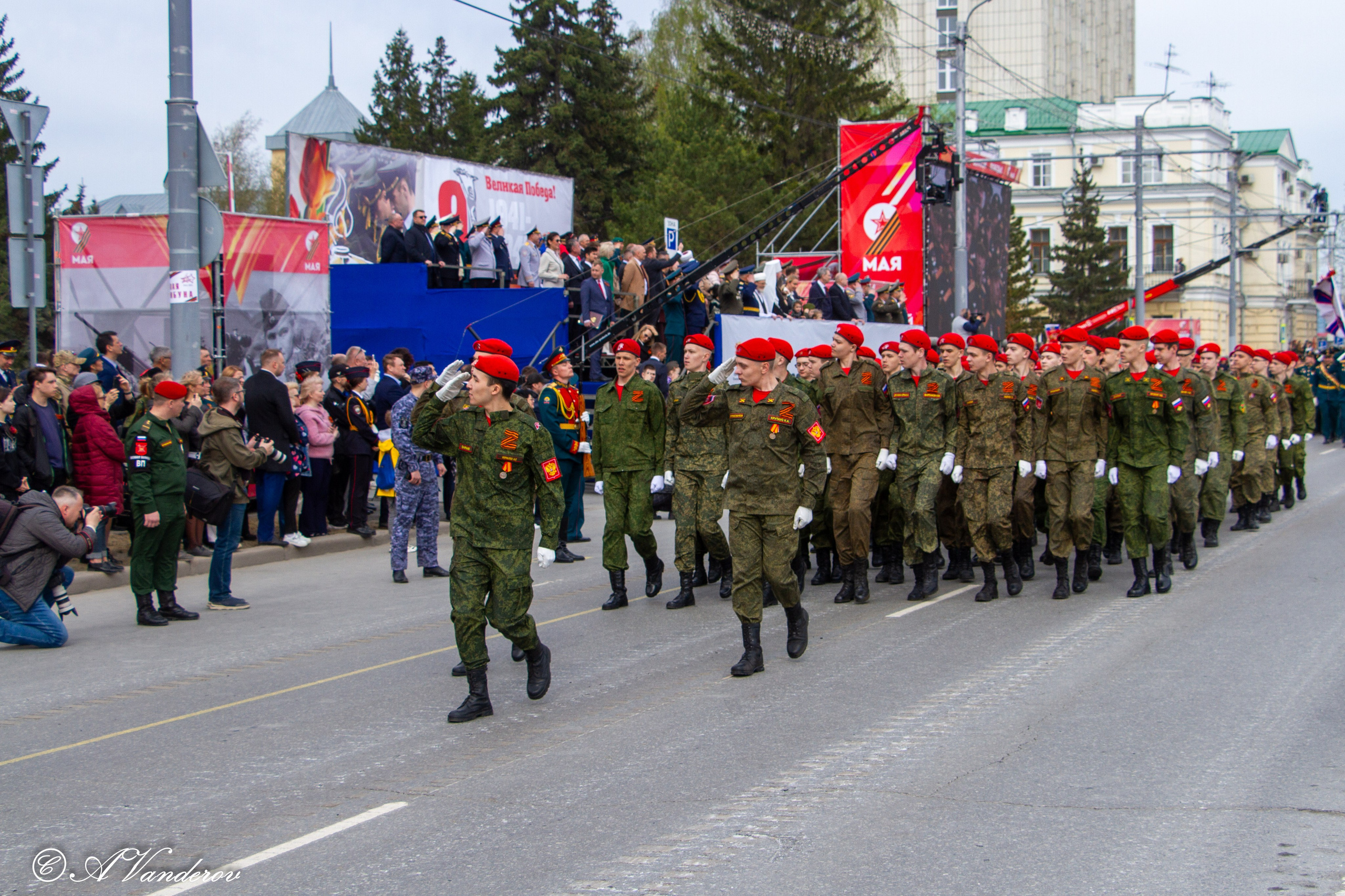 Парад Победы Омск 2024. Фотограф Омск | Александр Вандеров