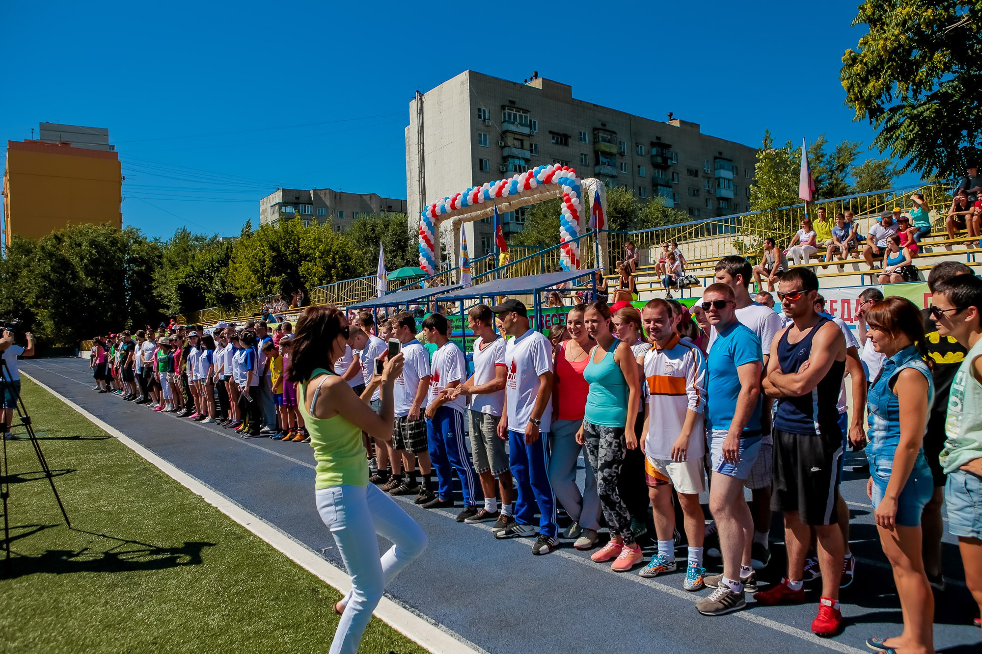День Физкульт. Максим Матвийченко и Виктория Басова профессионалы своего дела