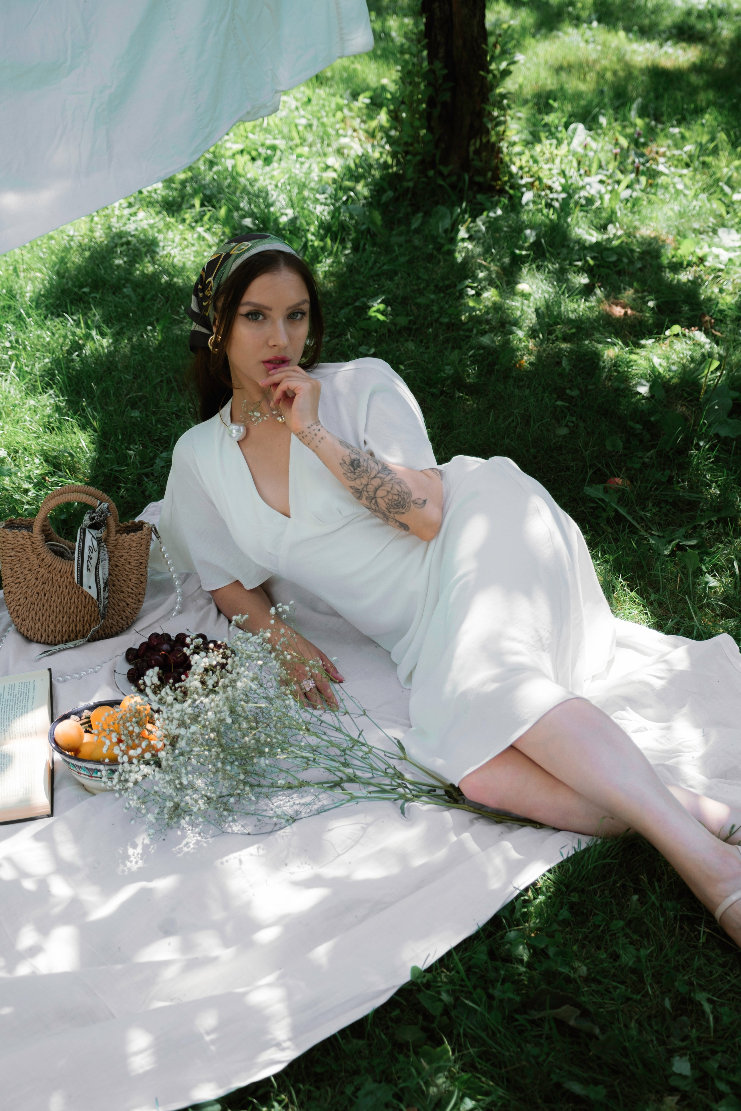 Белоснежный пикник. Мари — фотограф и видеограф из Москвы