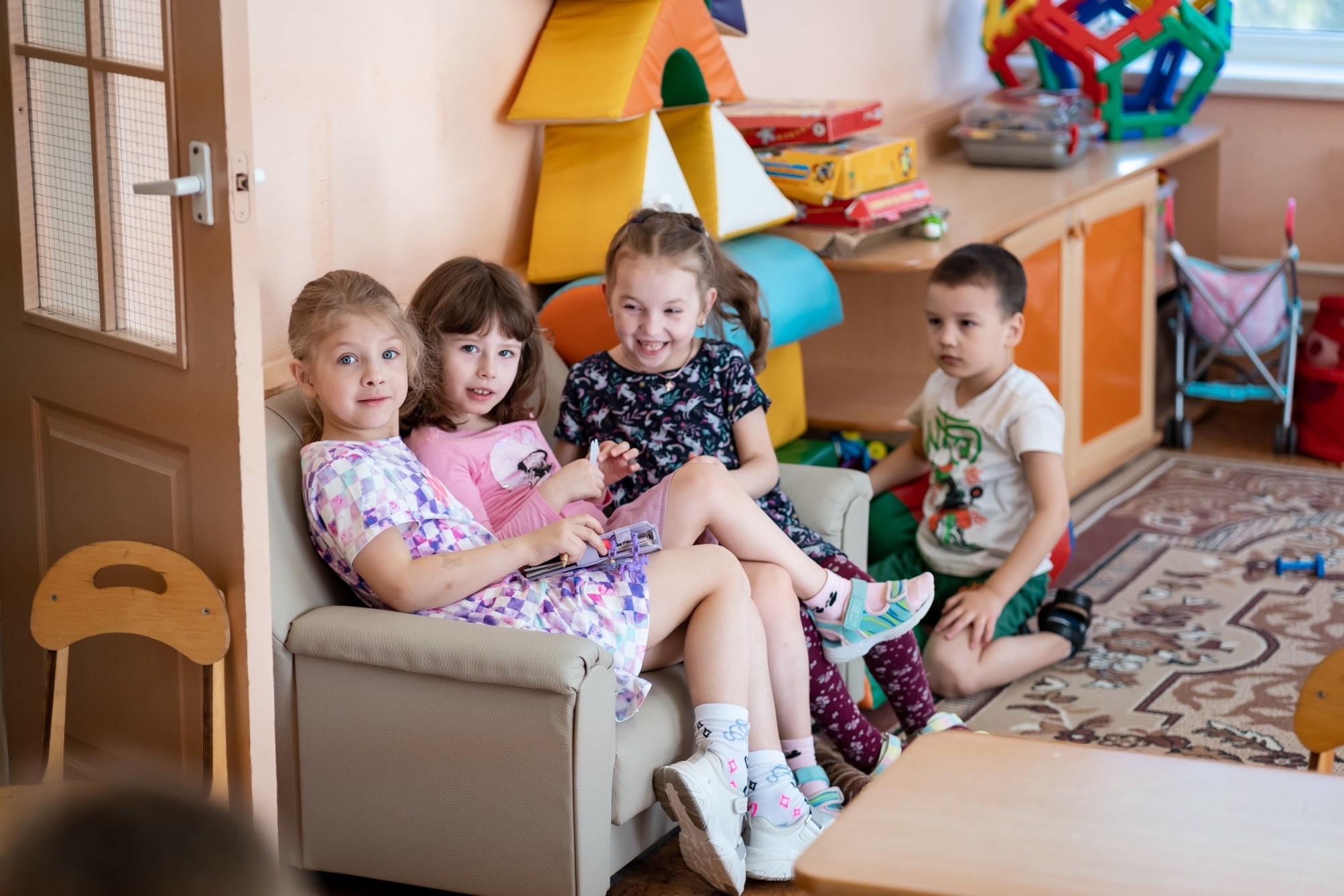 Детский садик. Семейный фотограф Варвара Сорока в городе Москве