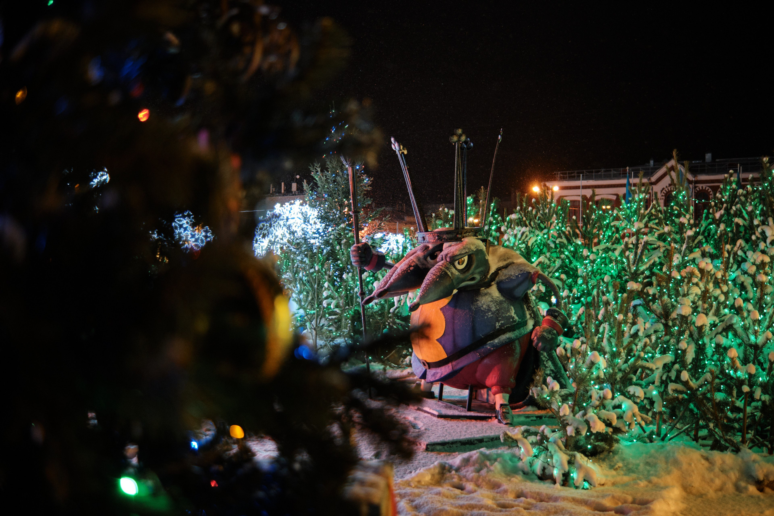 Новогодние виды Самары