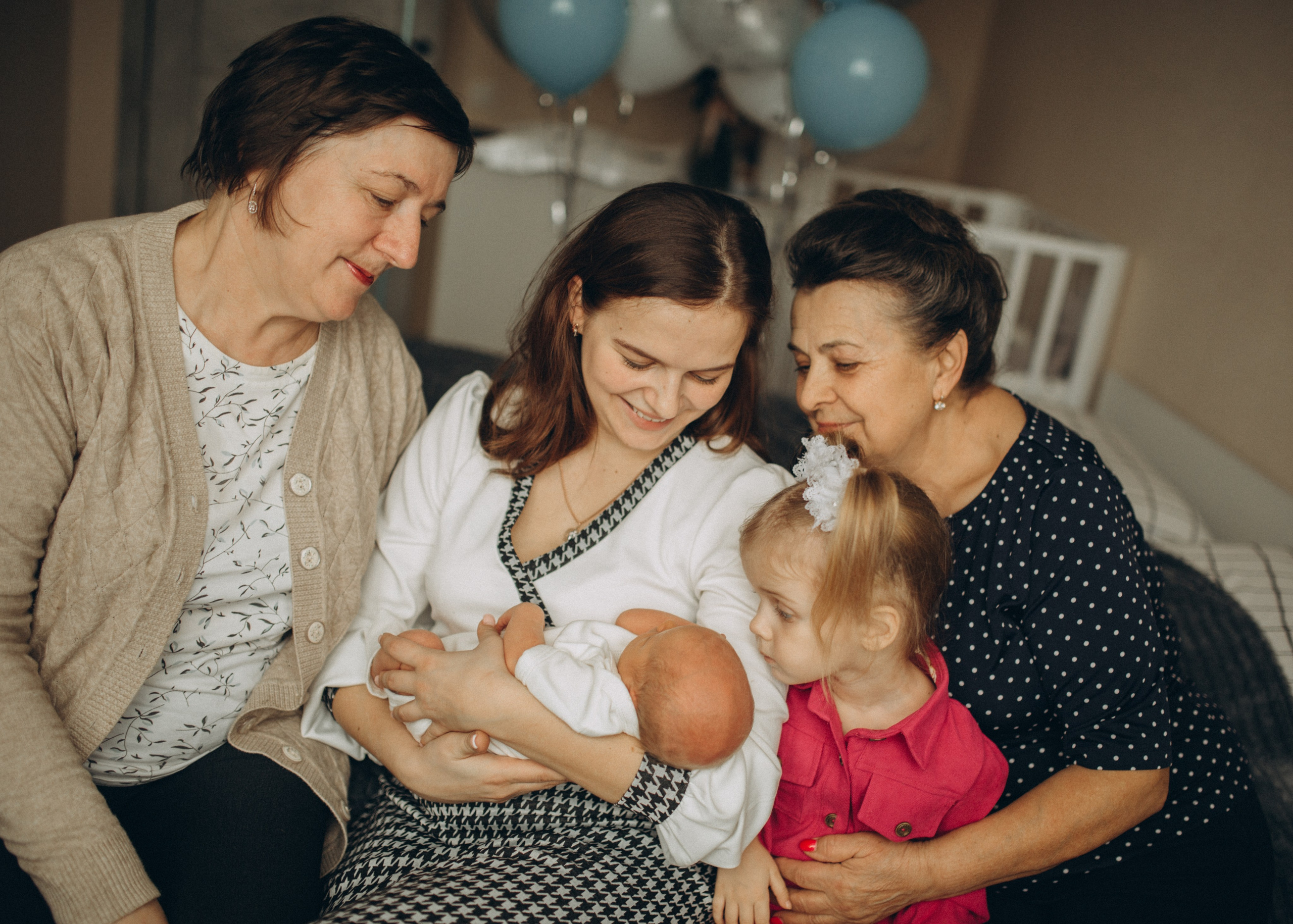 Выписка из роддома. Семейный и детский фотограф в Москве Антонина Смирнова