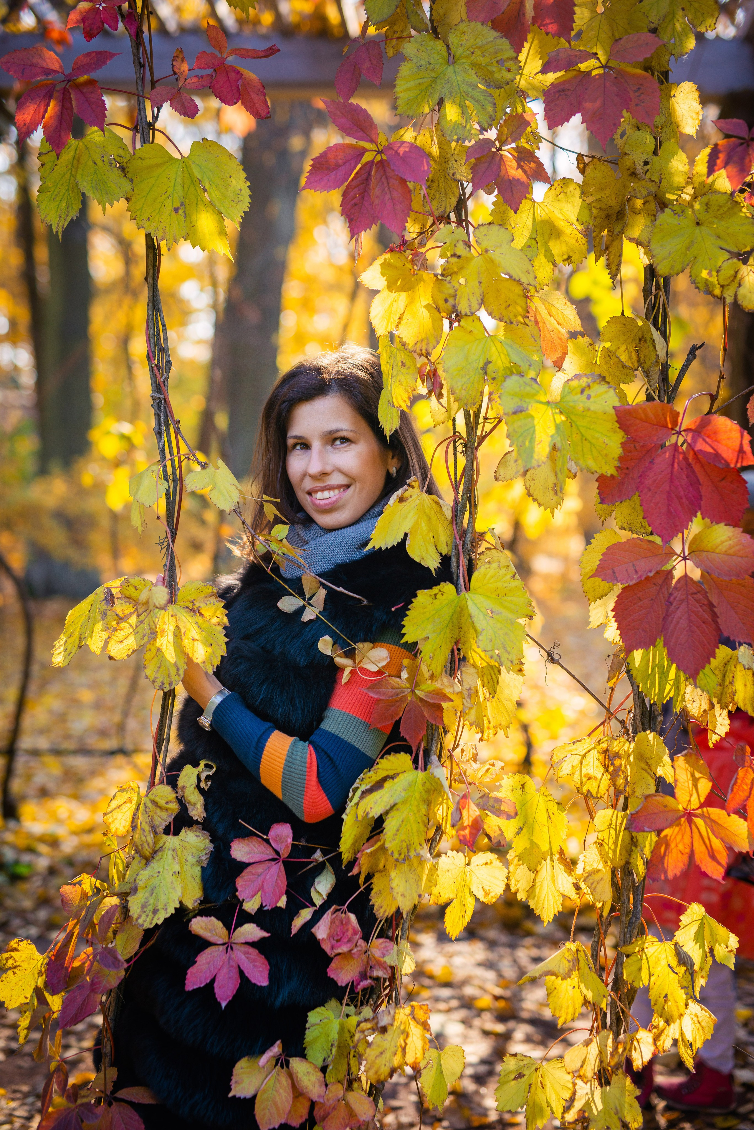 Егор, Валерия и Андрей осенняя прогулка. Портретный, семейный и свадебный фотограф в Санкт-Петербурге и в Пушкине Ширяев Денис
