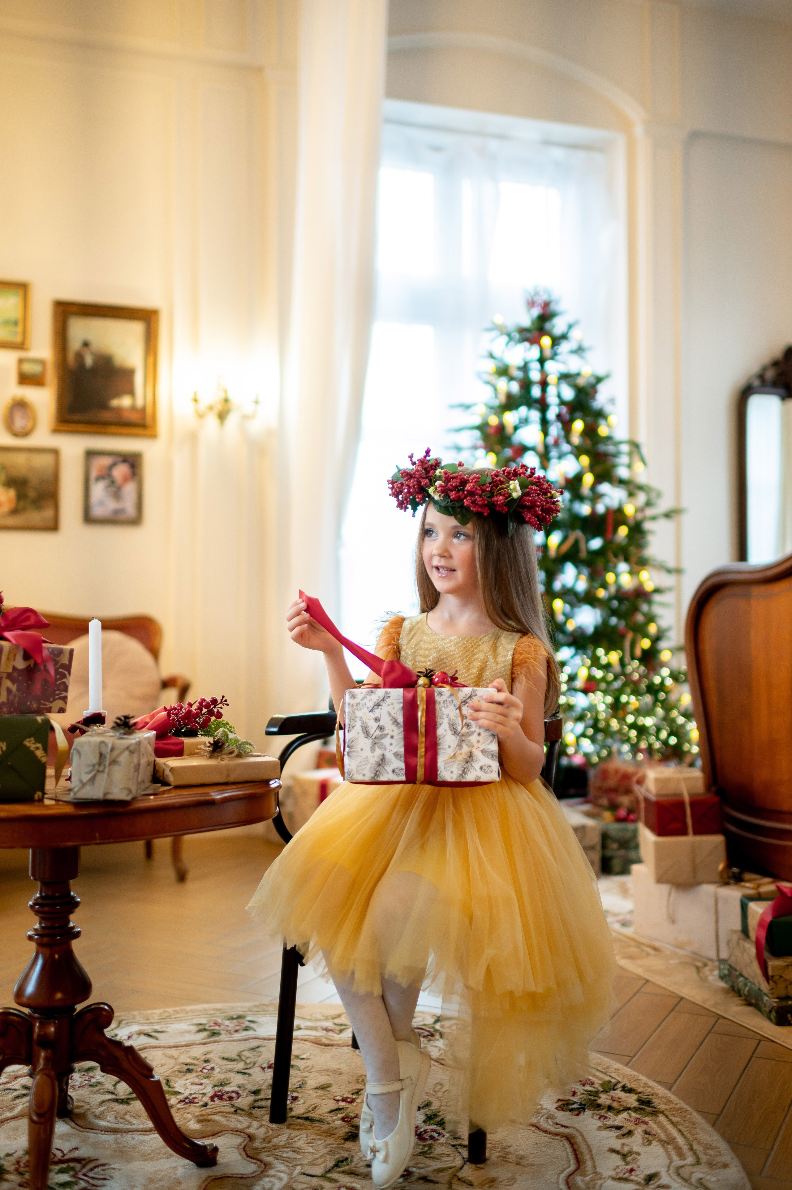 Новогодняя фотосессия в Leona Stage. Портретный, семейный и свадебный фотограф в Санкт-Петербурге и в Пушкине Ширяев Денис