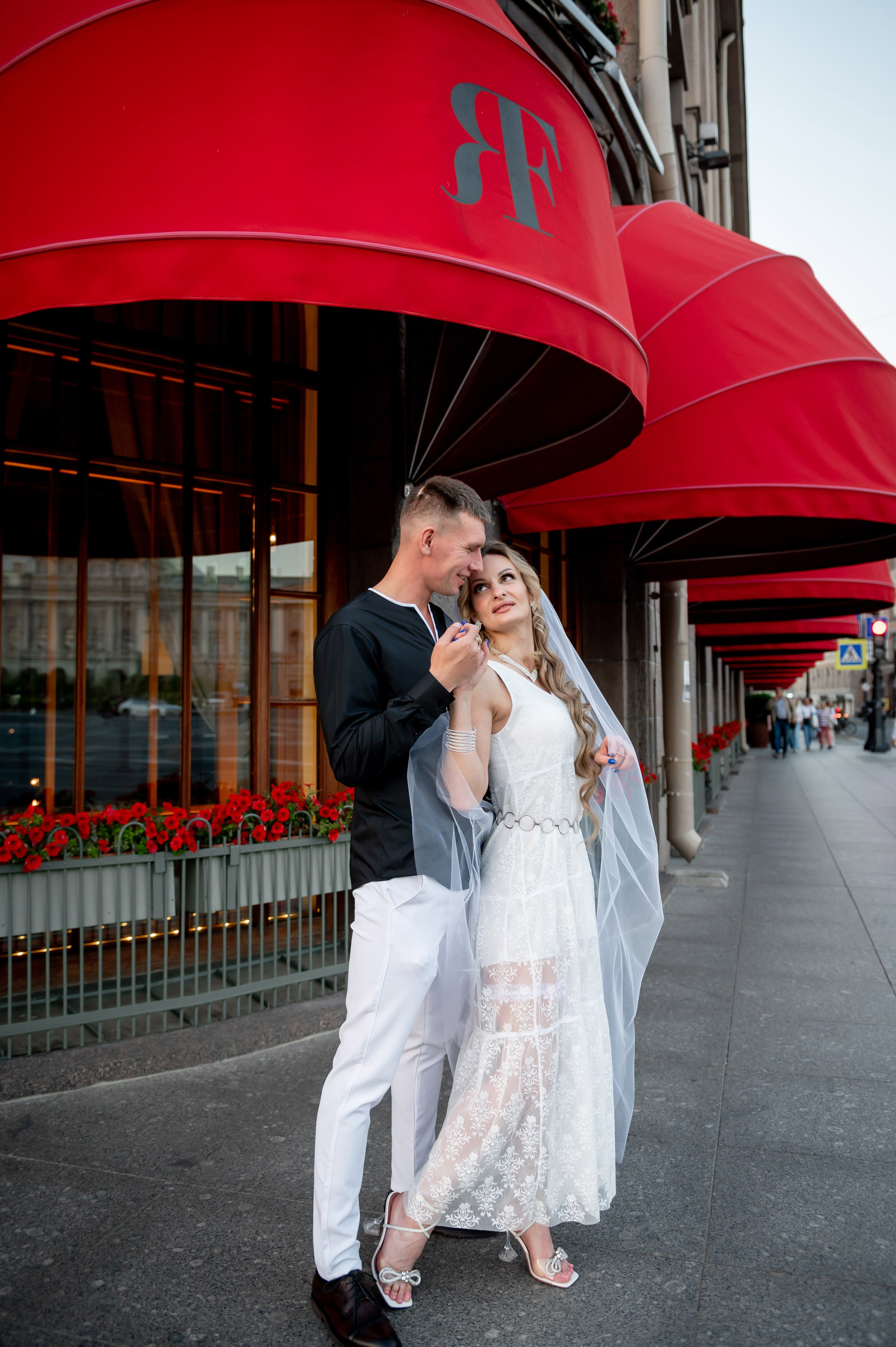 Екатерина и Андрей (свадебная фотосессия в вечернем Петербурге). Портретный, семейный и свадебный фотограф в Санкт-Петербурге и в Пушкине Ширяев Денис