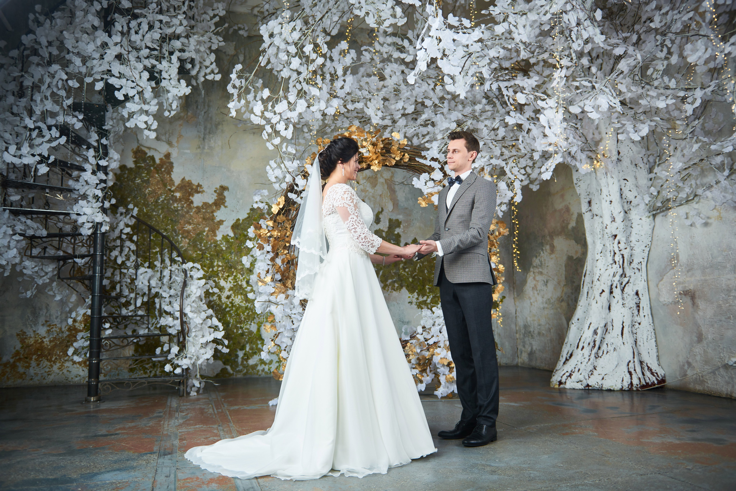 Наталия и Дмитрий (фотосессия в студии). Портретный, семейный и свадебный фотограф в Санкт-Петербурге и в Пушкине Ширяев Денис