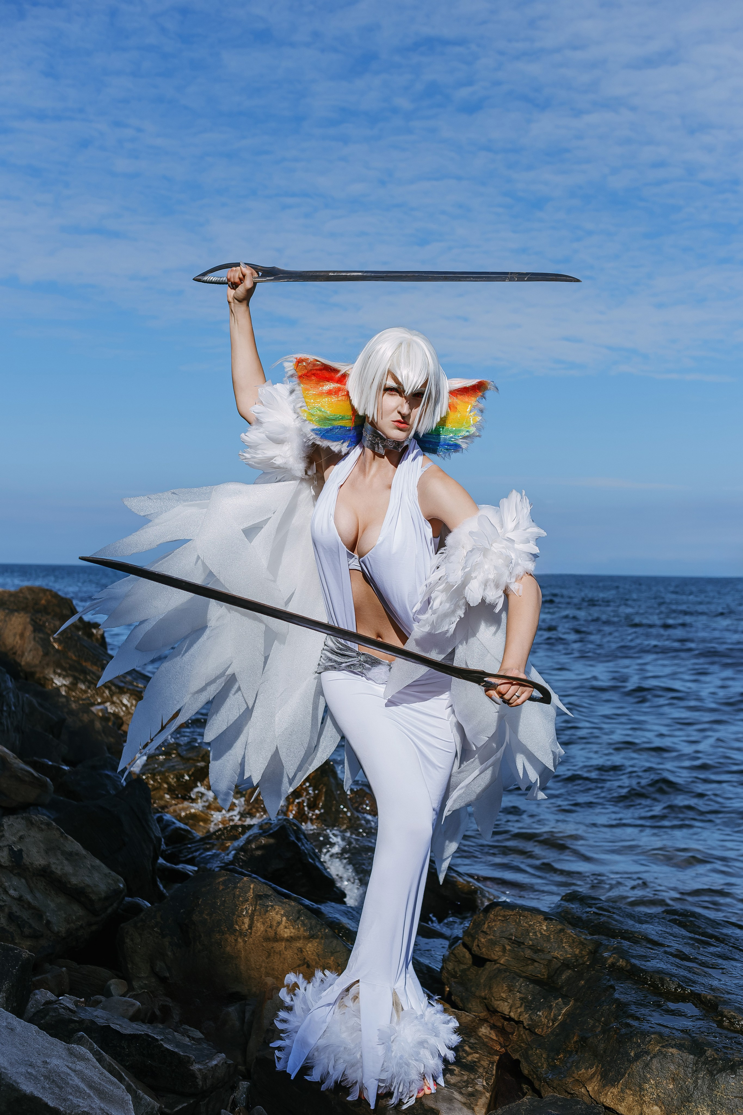 Архивная косплей фотосессия с Ragyo Kiryuin на море