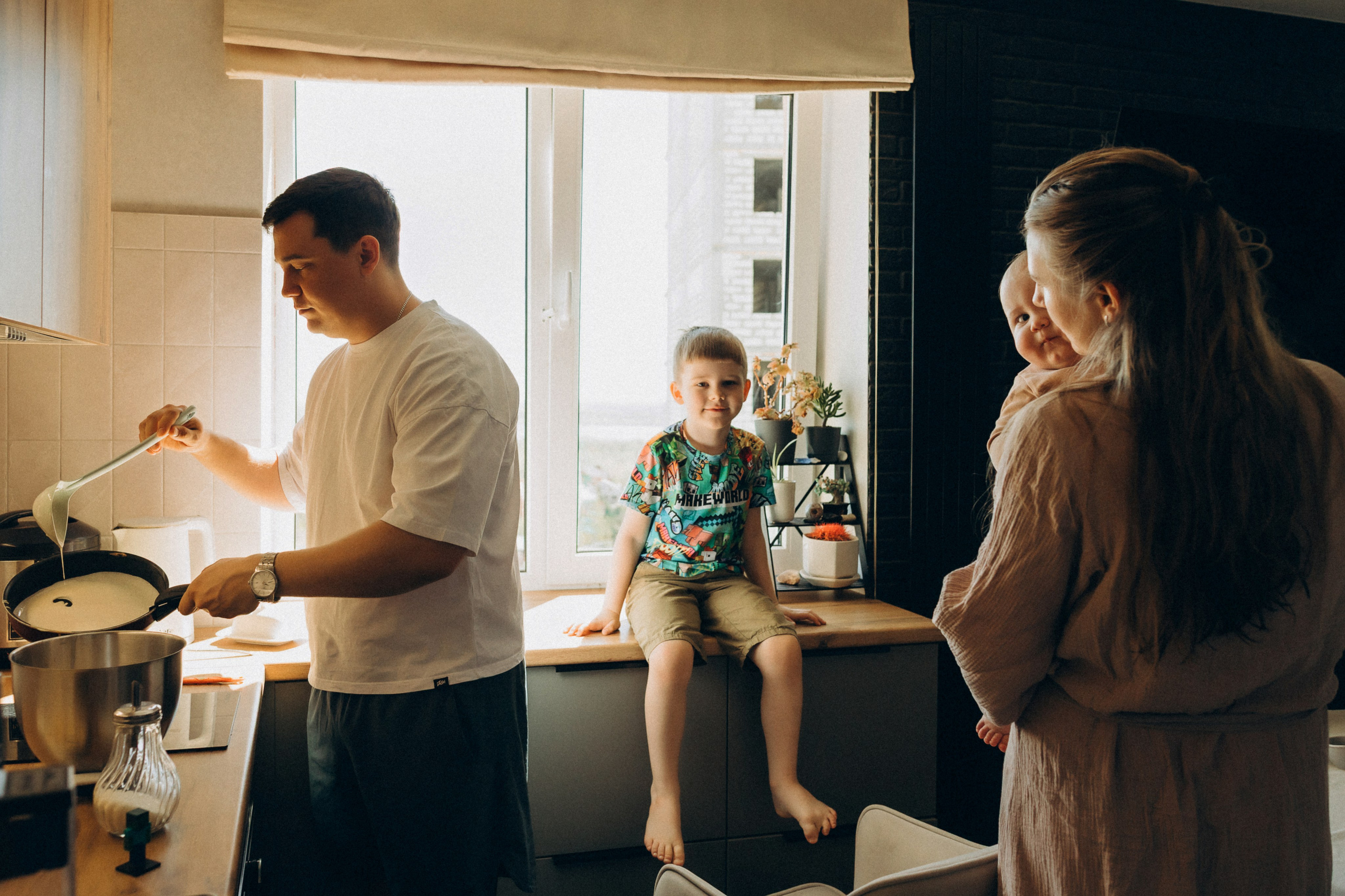 Настя, Миша, Лёша и Саша. Семейный фотограф и детский фотограф в Волгограде Алеся Бутакова — дет