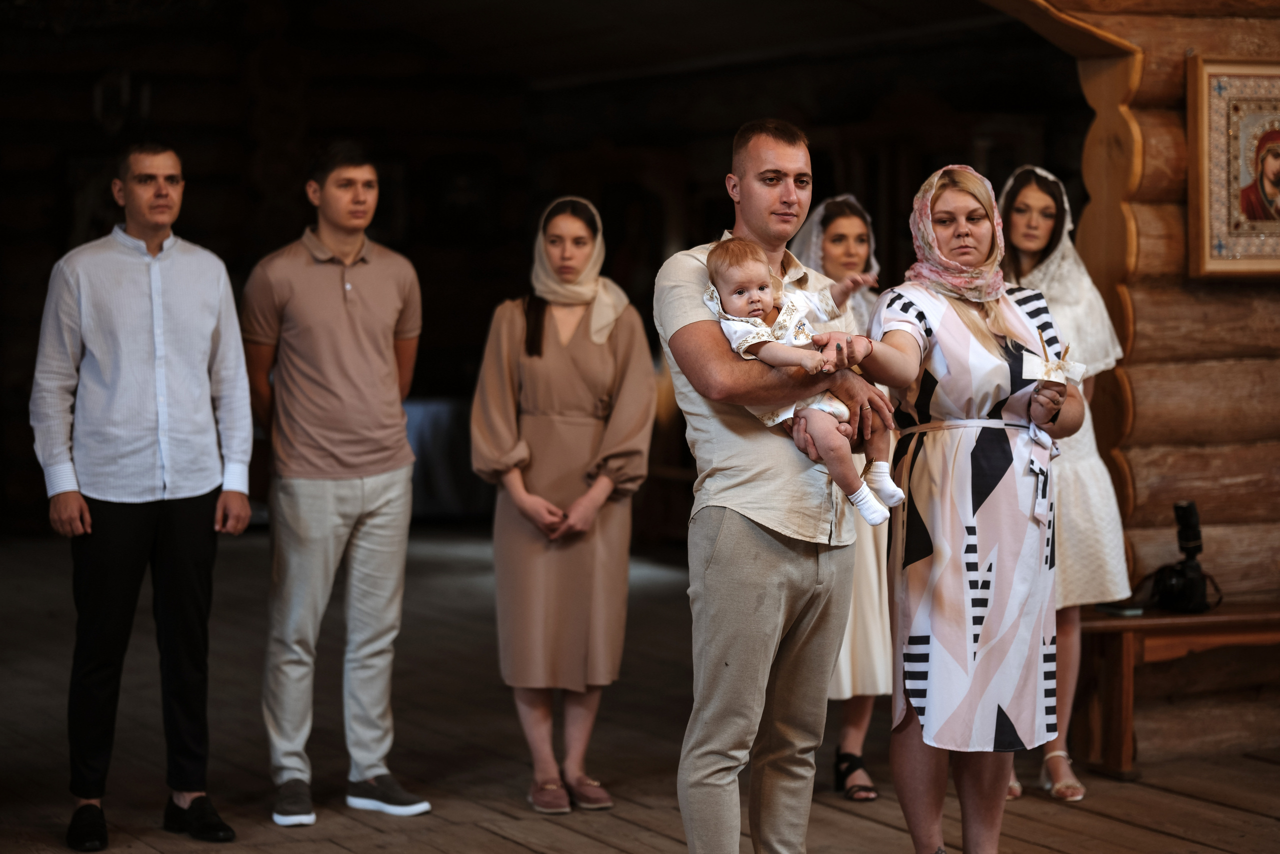 Крещение Матвея. Фотограф новорожденных в Брянске Анжелика Прохоренкова