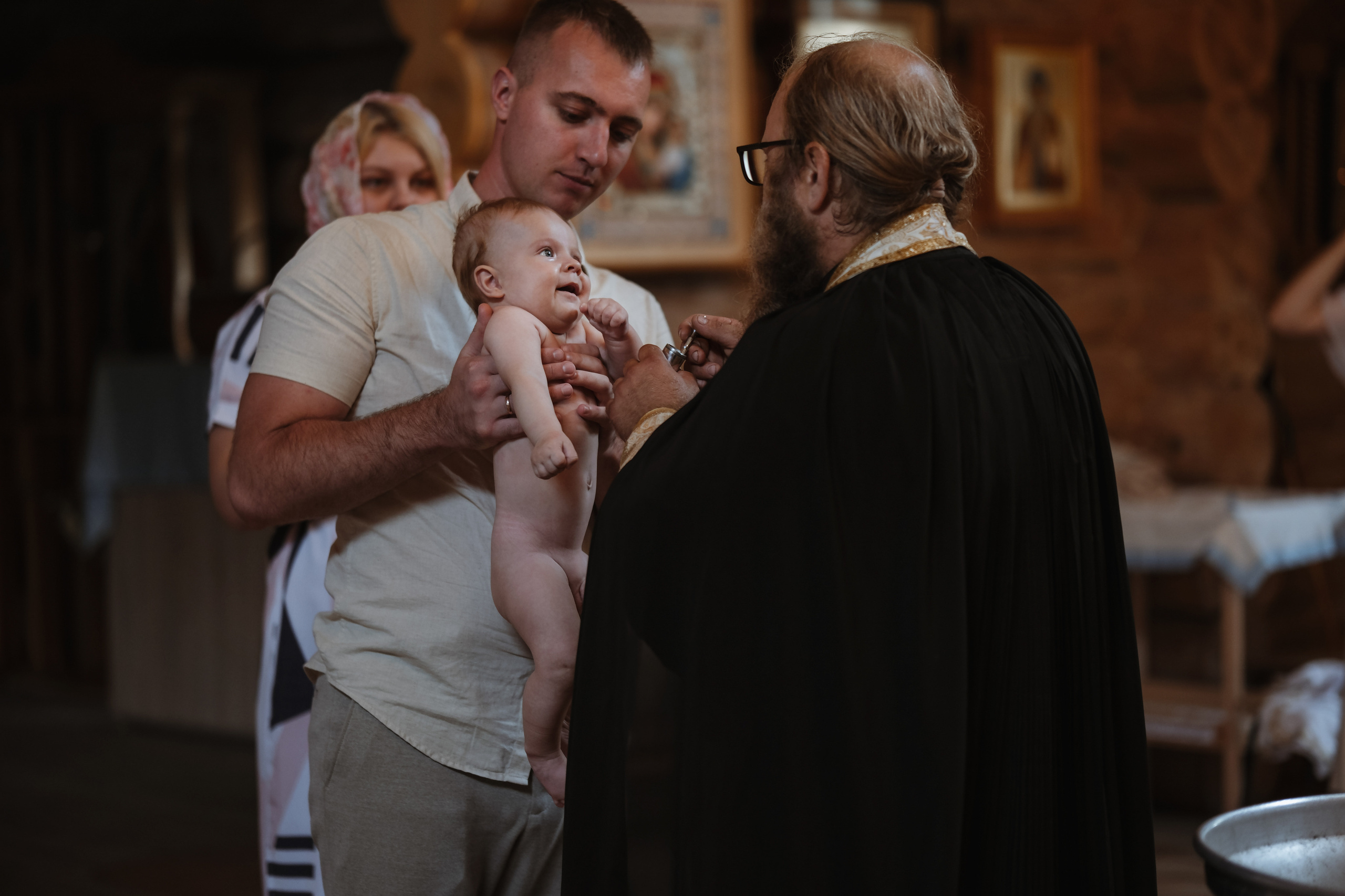 Крещение Матвея. Фотограф новорожденных в Брянске Анжелика Прохоренкова