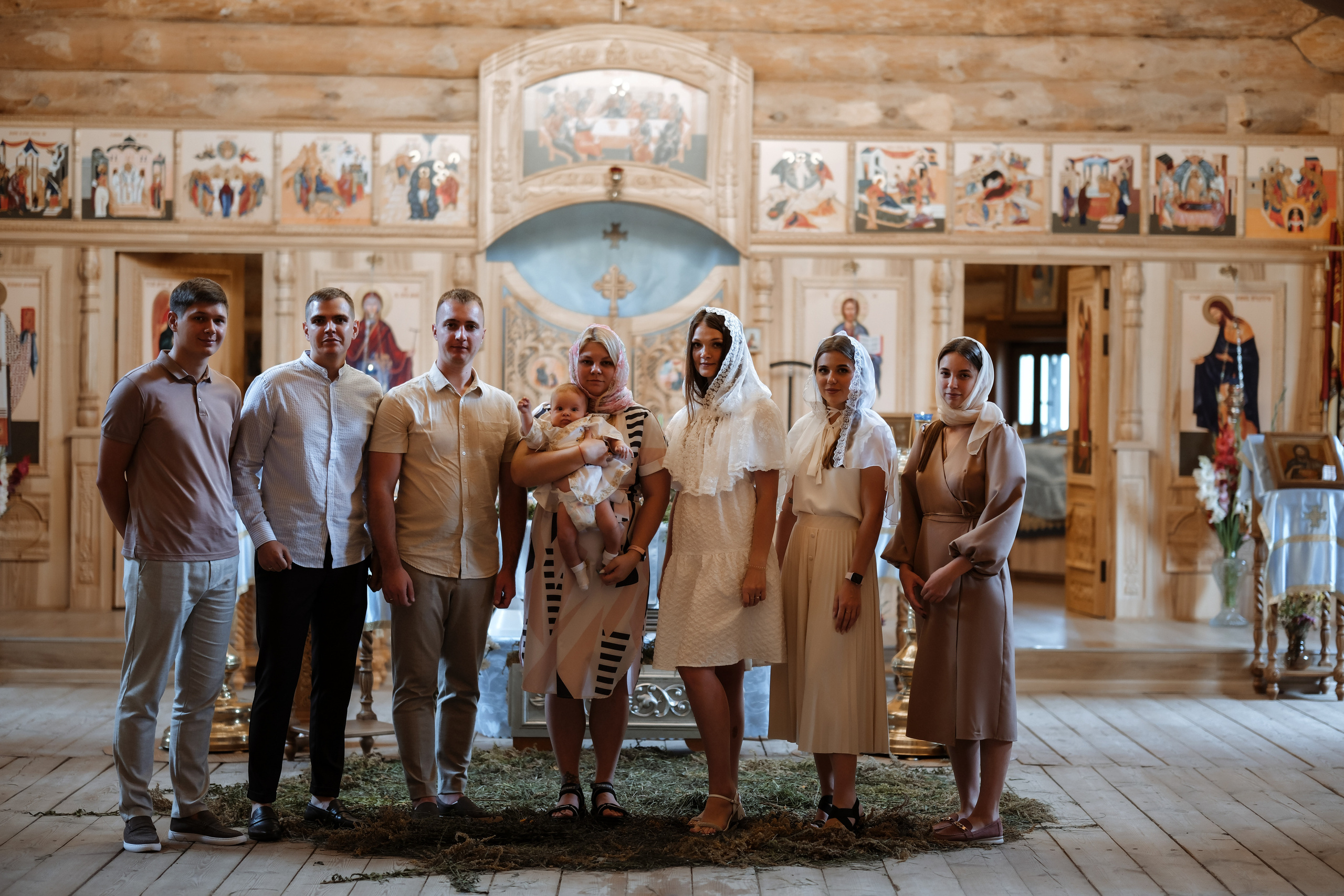 Крещение Матвея. Фотограф новорожденных в Брянске Анжелика Прохоренкова