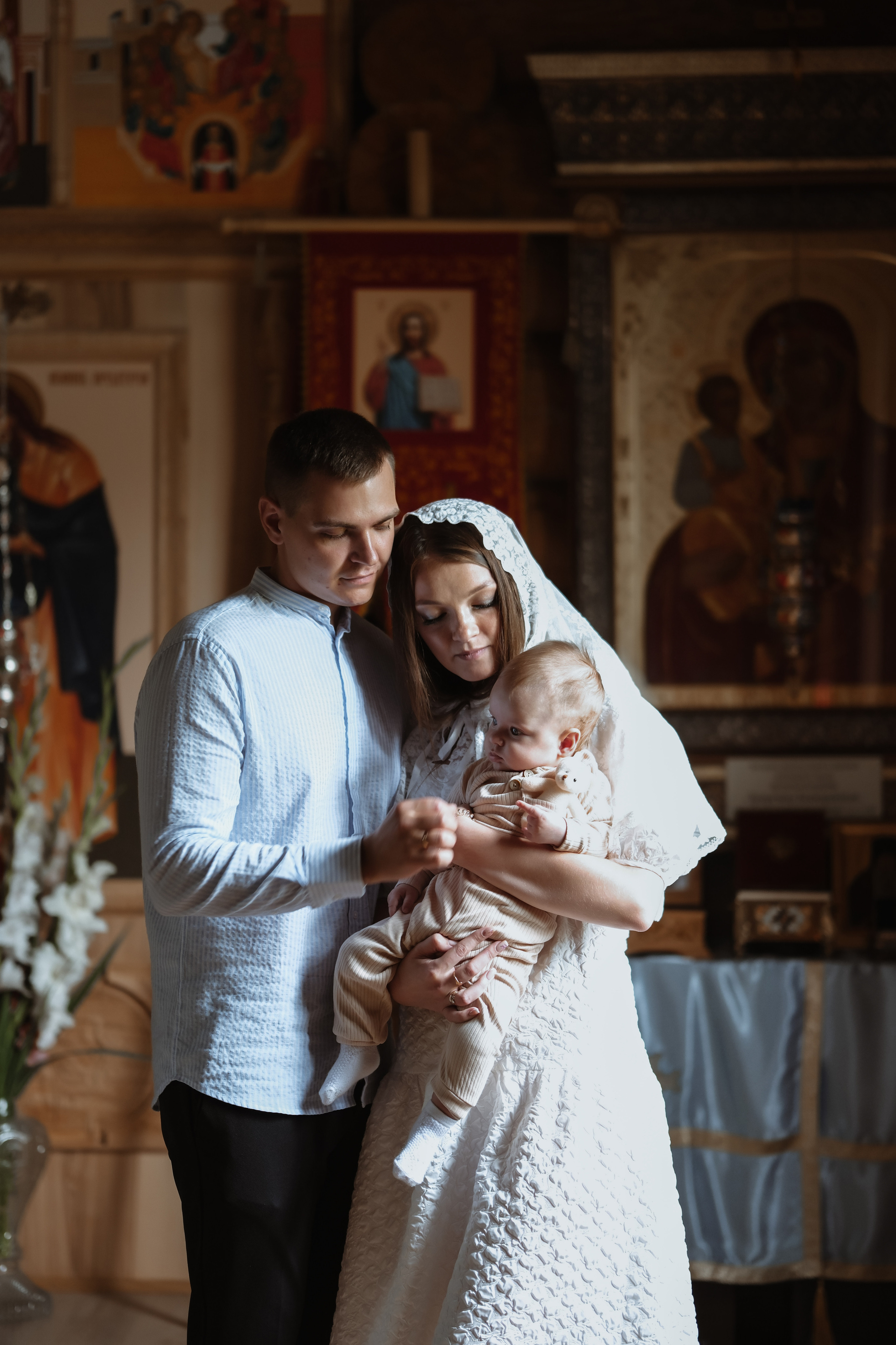 Крещение Матвея. Фотограф новорожденных в Брянске Анжелика Прохоренкова