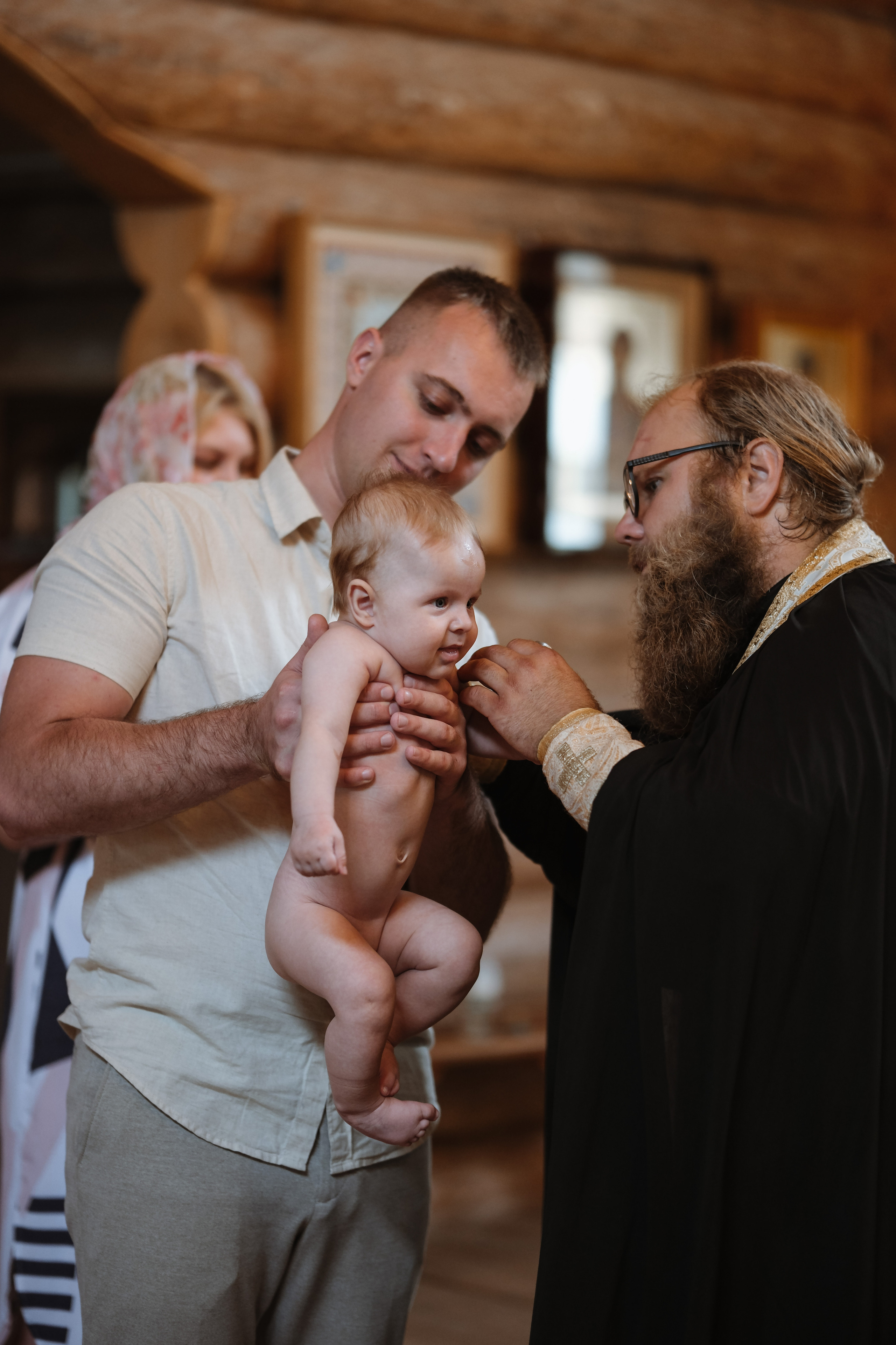 Крещение Матвея. Фотограф новорожденных в Брянске Анжелика Прохоренкова