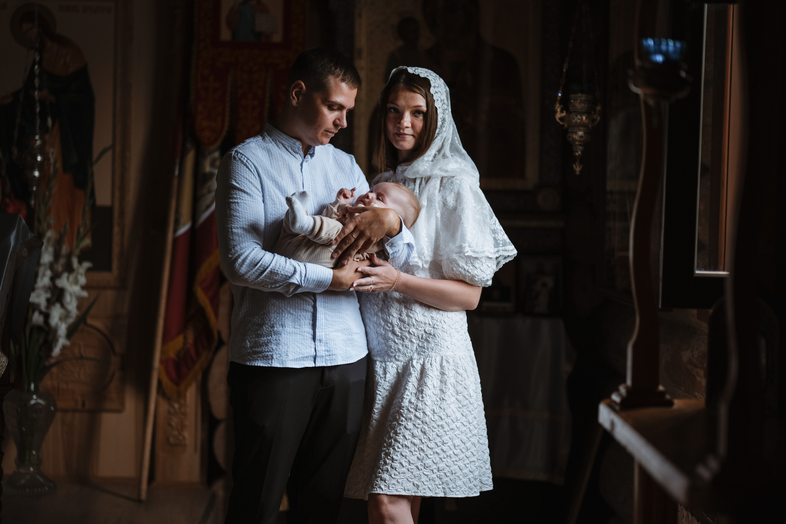 Крещение Матвея. Фотограф новорожденных в Брянске Анжелика Прохоренкова