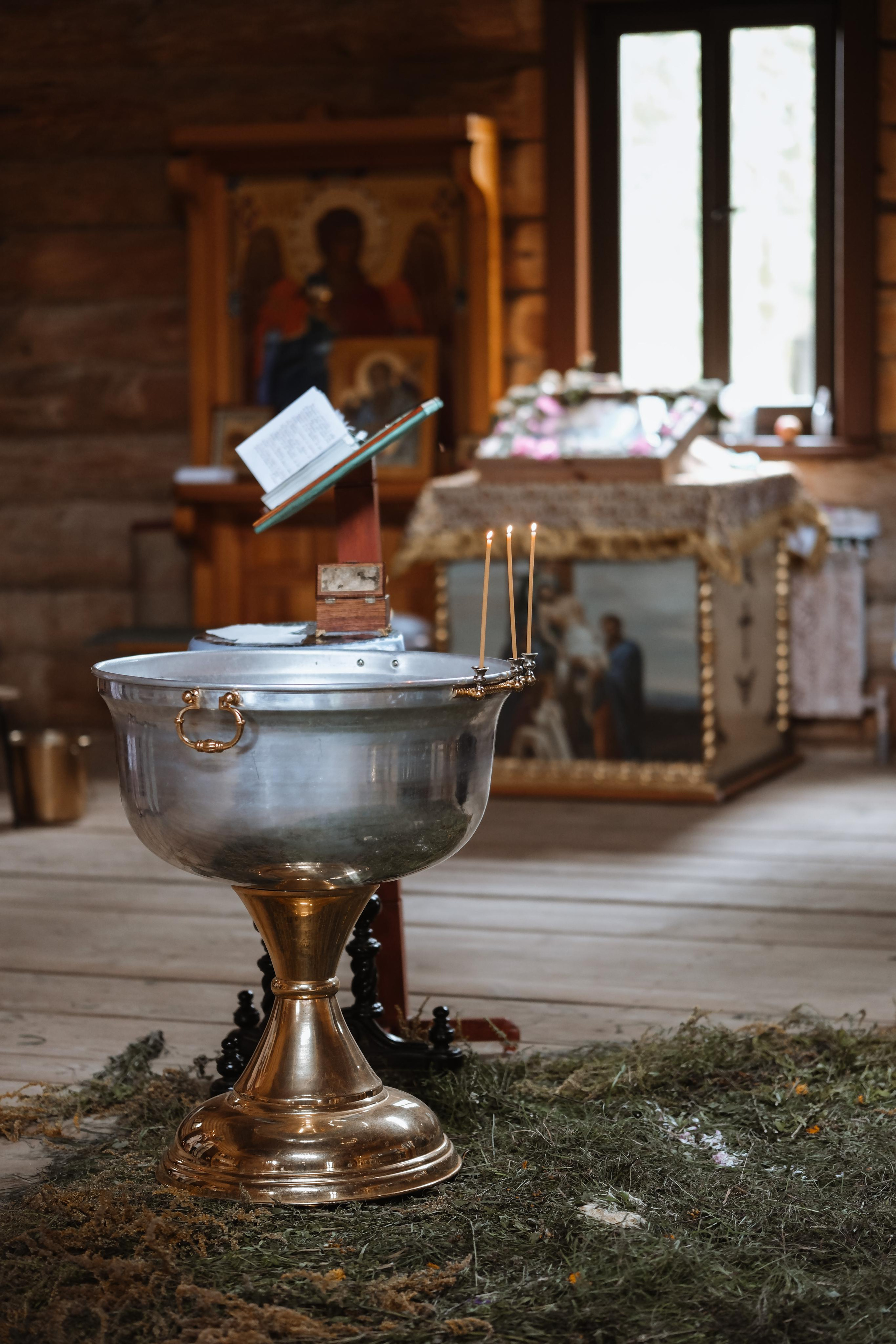 Крещение Матвея. Фотограф новорожденных в Брянске Анжелика Прохоренкова