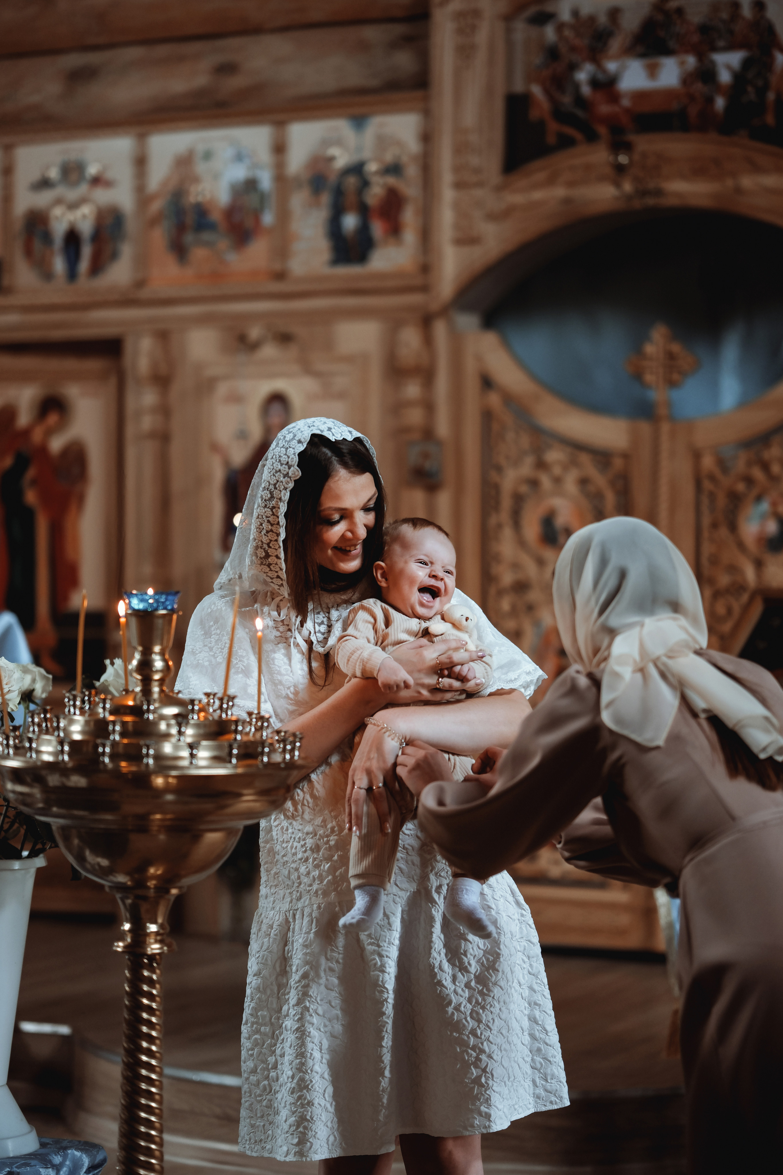 Крещение Матвея. Фотограф новорожденных в Брянске Анжелика Прохоренкова