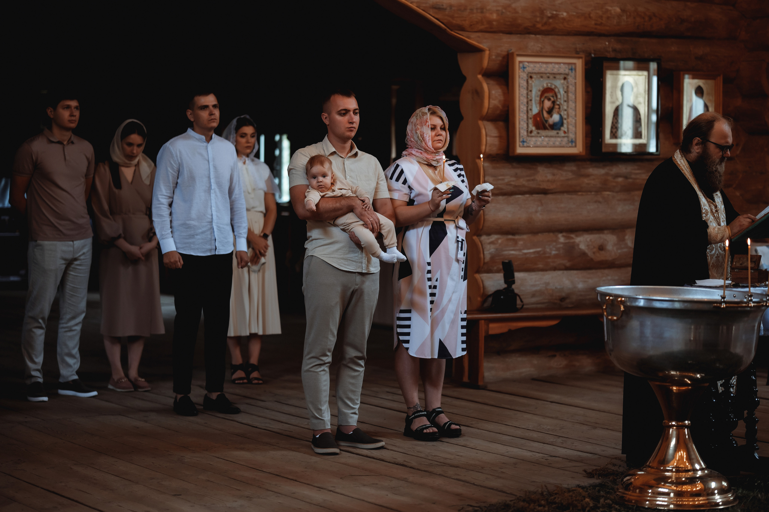 Крещение Матвея. Фотограф новорожденных в Брянске Анжелика Прохоренкова