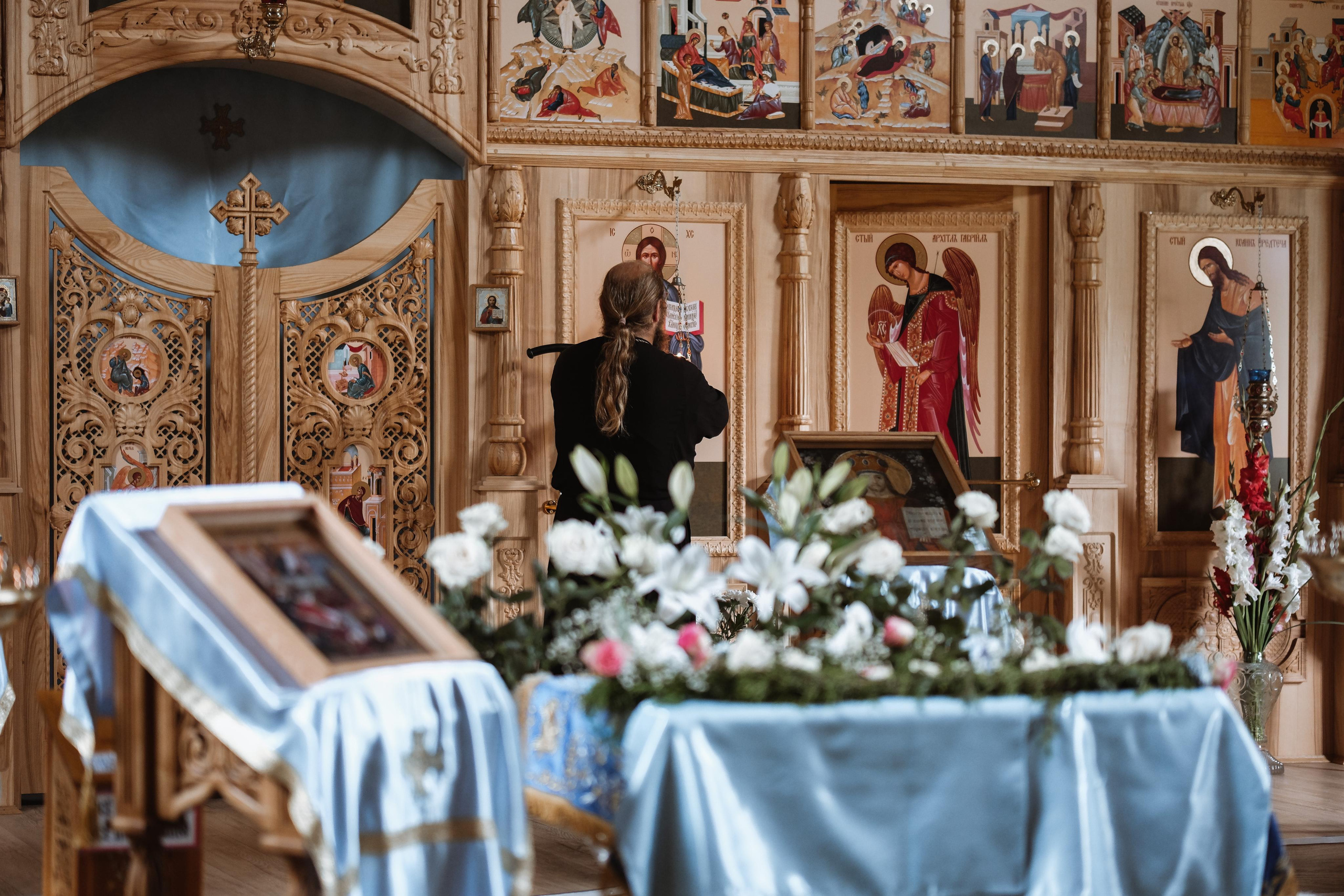 Крещение Матвея. Фотограф новорожденных в Брянске Анжелика Прохоренкова