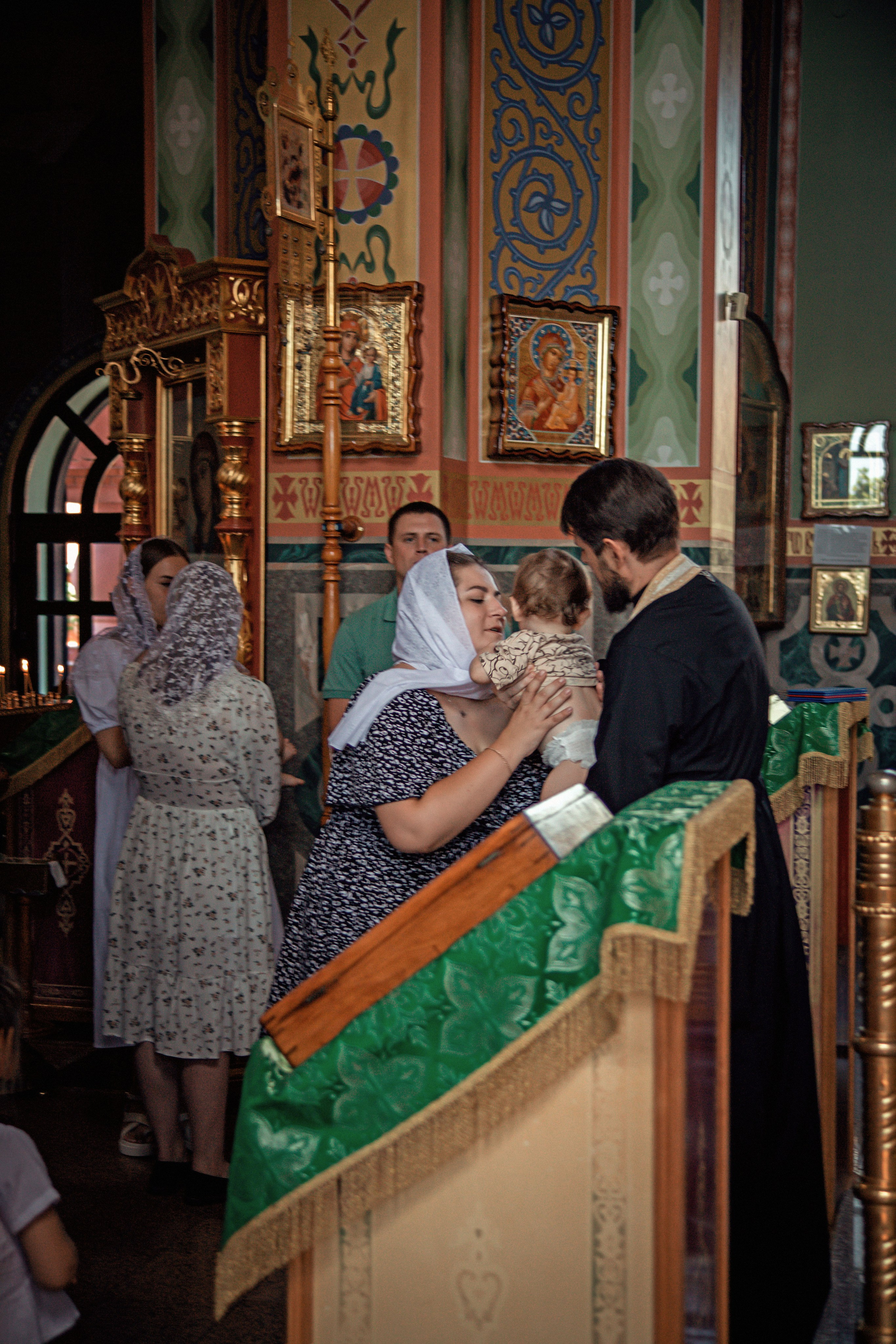 Общее крещение. Семейный и детский фотограф в Москве Ольга Кривенцова