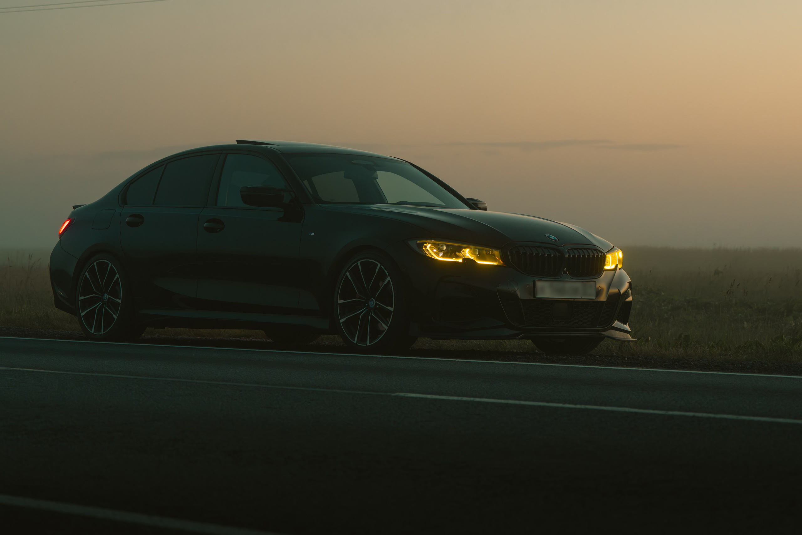 BMW 3 Series Night ed. Автомобильный фотограф в Санкт-Петербурге