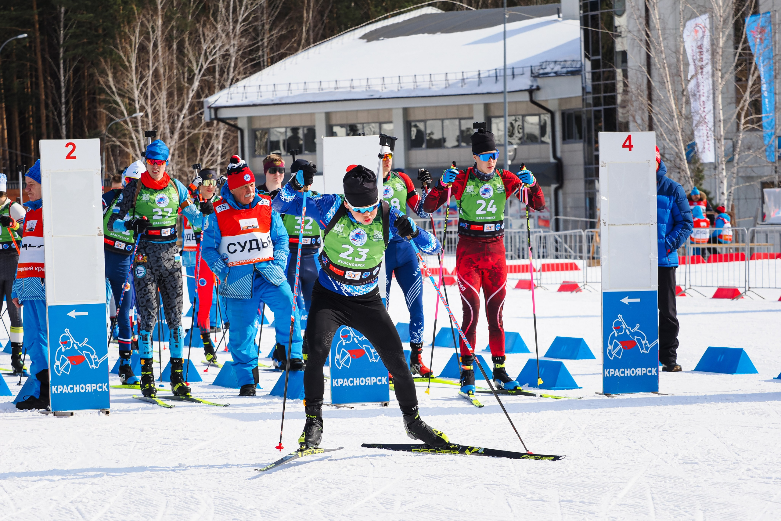 Биатлон / Первенство России. Репортажный фотограф Алексей Козьмин