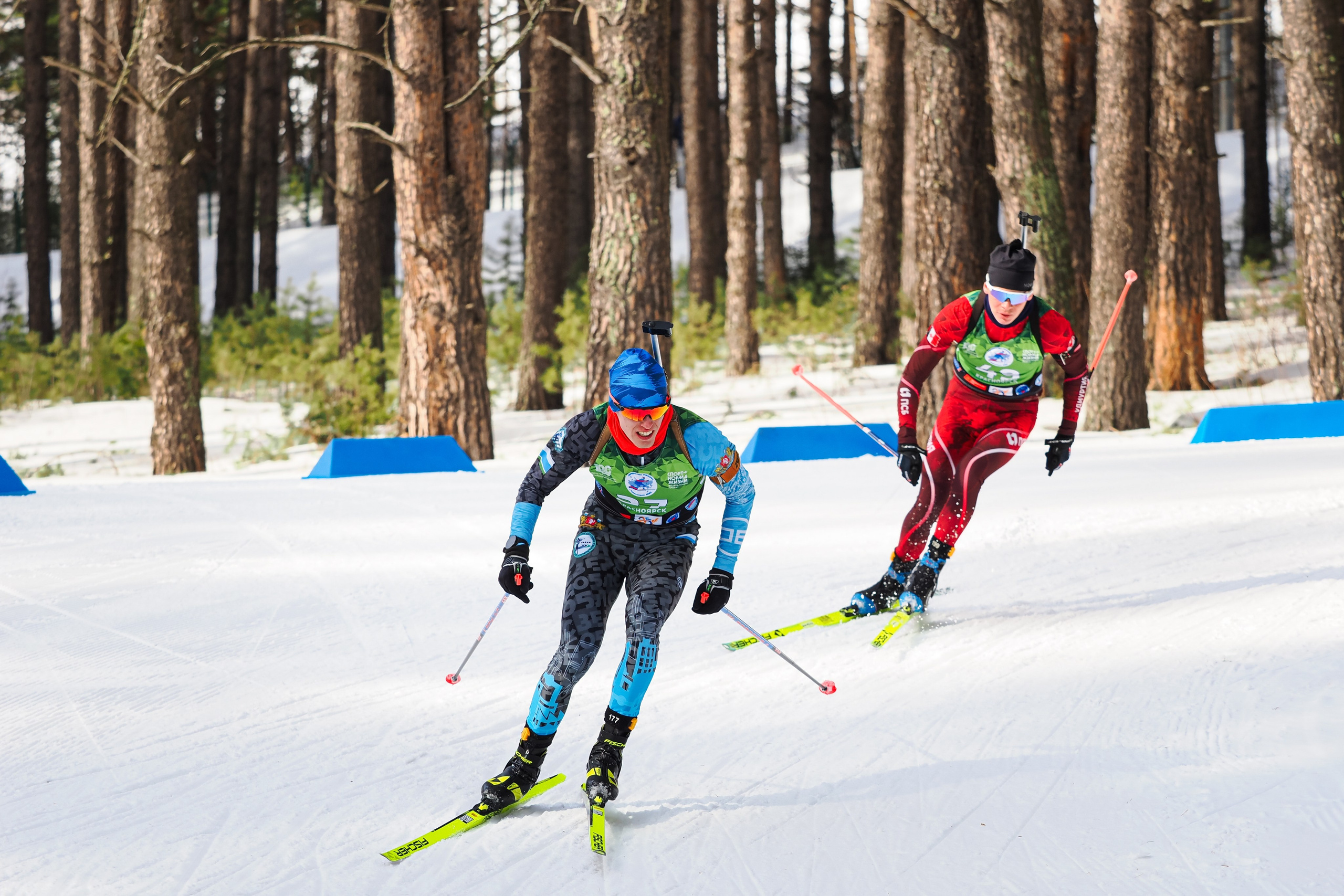 Биатлон / Первенство России. Репортажный фотограф Алексей Козьмин