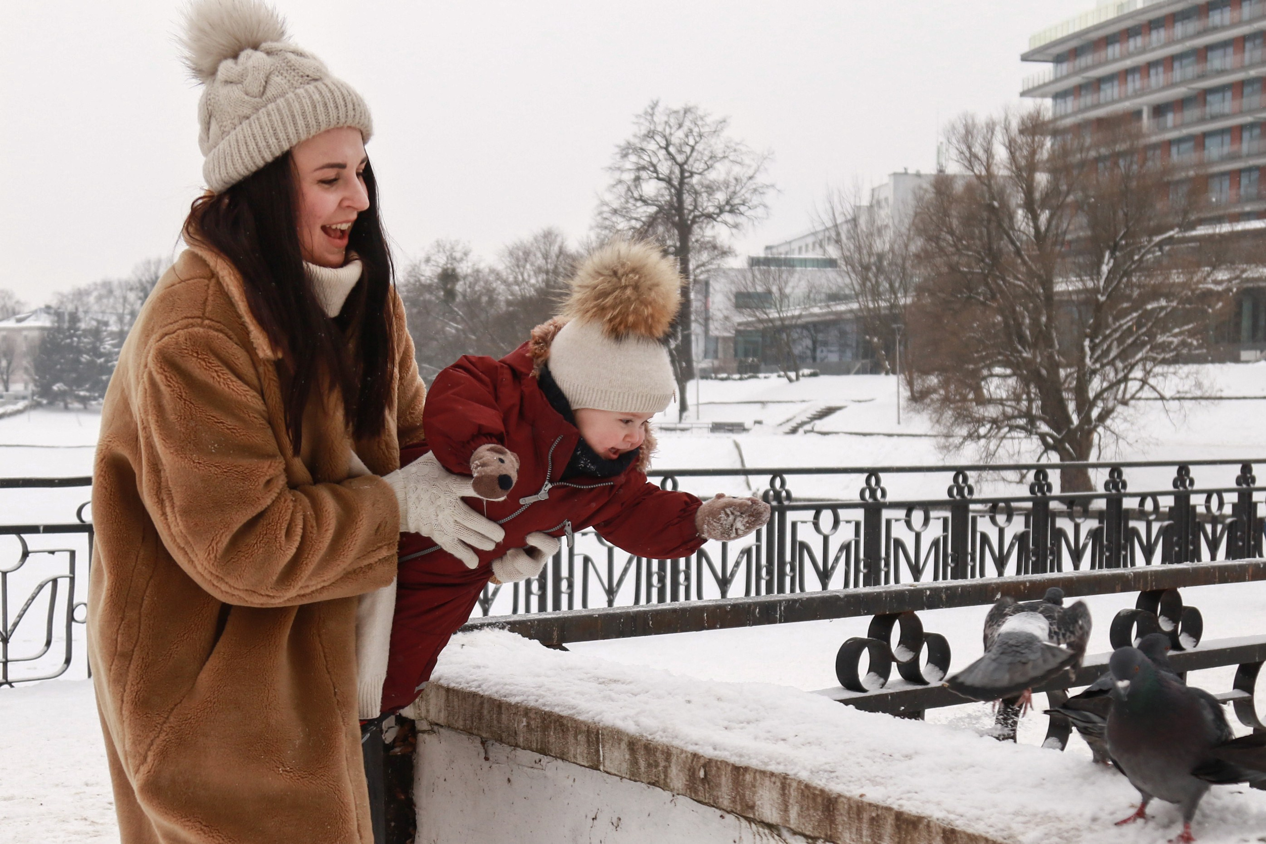 Красотки на снежной прогулке. Фотограф Зеленоградск Лиана Сопина