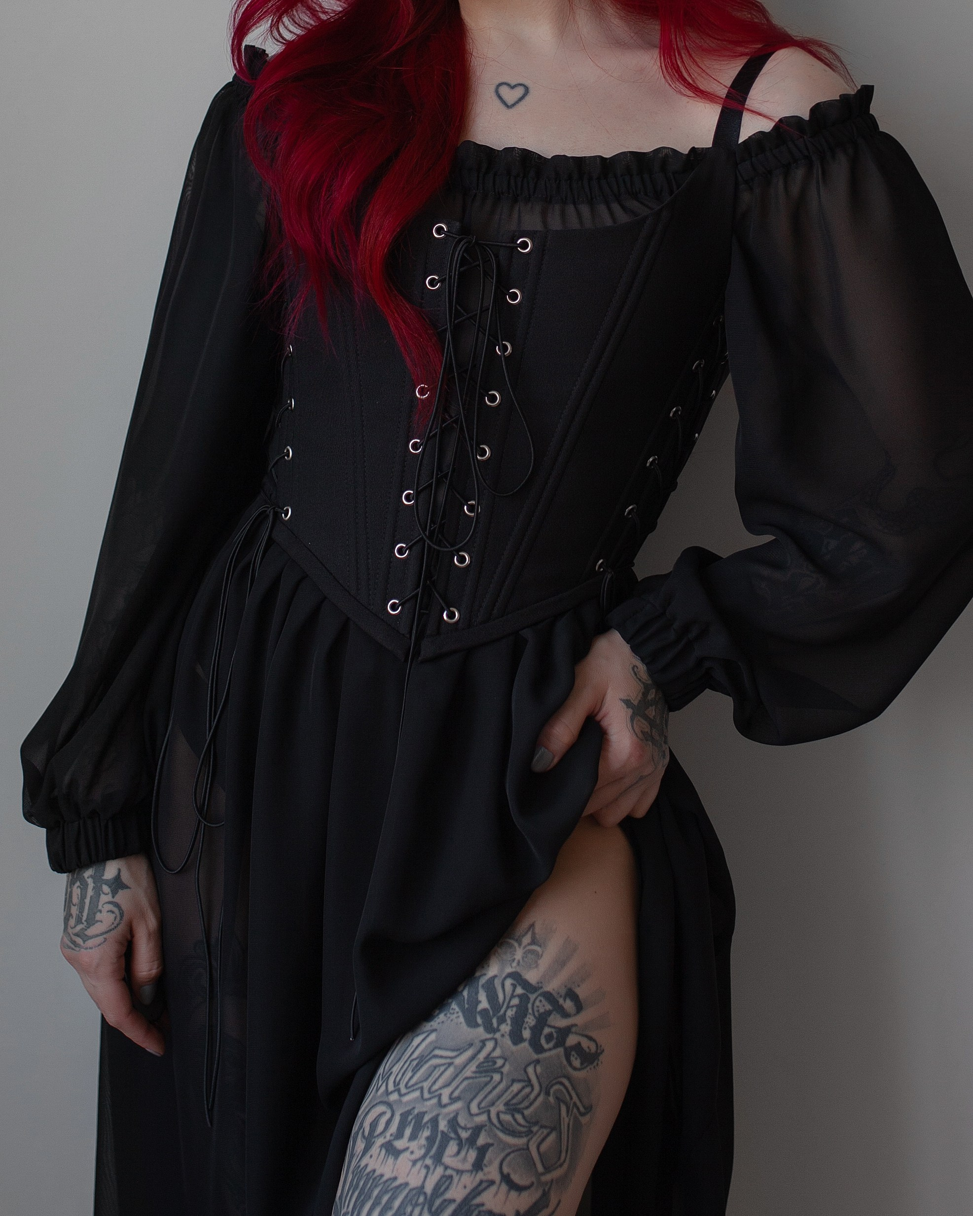 Корсет 'Euphoria' черный. Лиза Бродская — фотограф в Москве