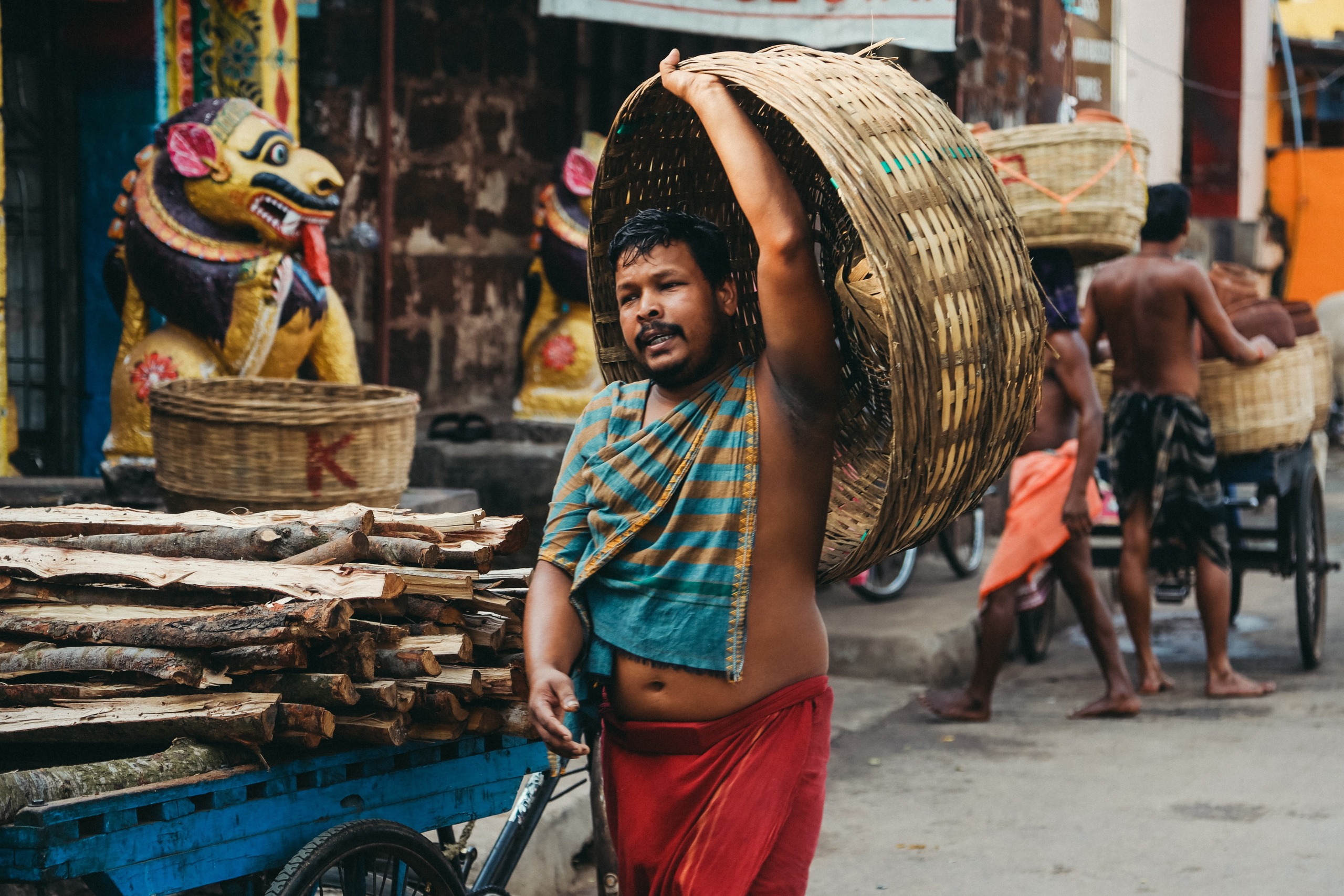 Бхубанешвар, Индия, Столица штата Одиша. Фотограф Юля Постнова
