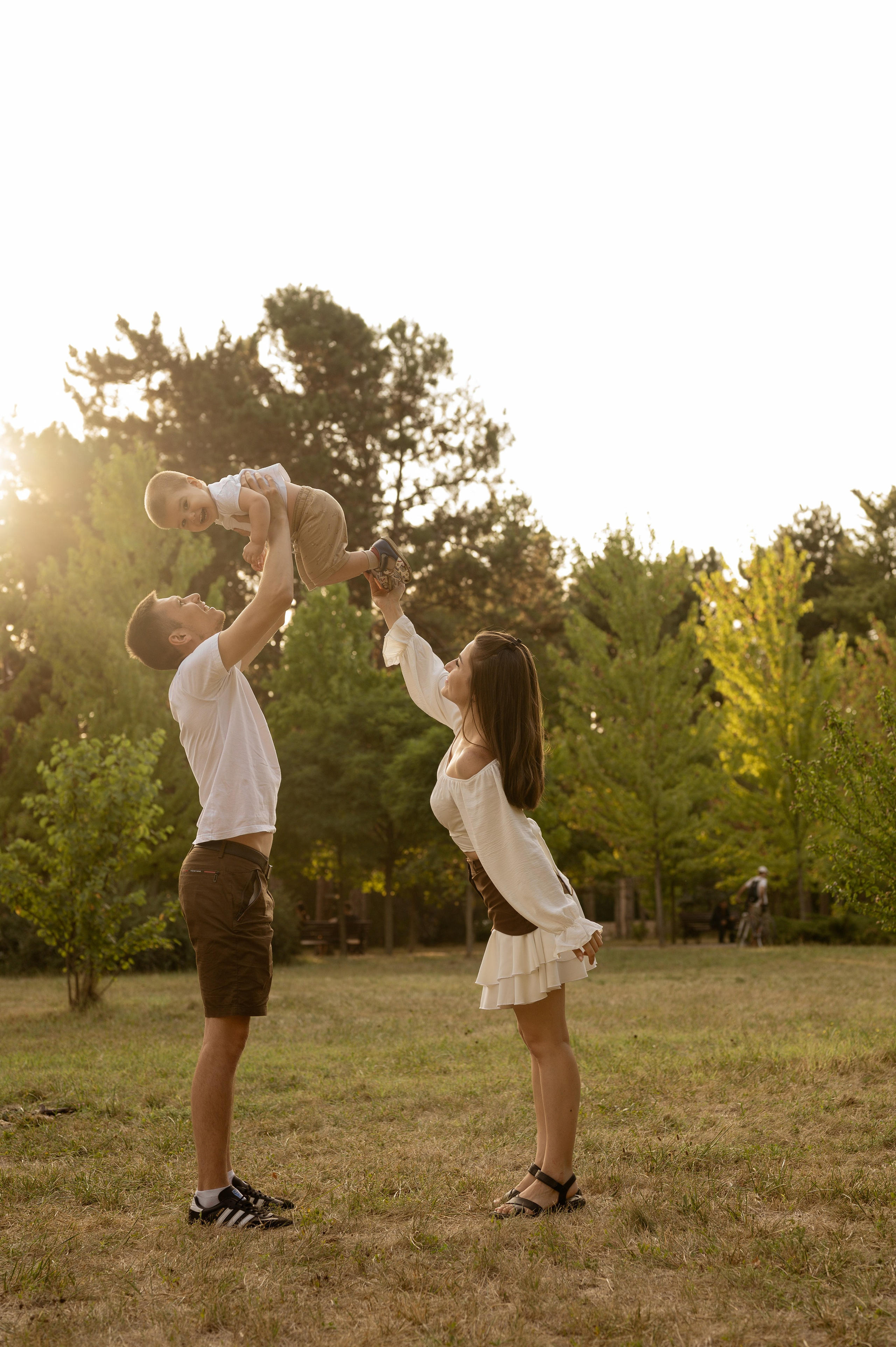 Летняя семейная фотосессия в парке. Свадебный и семейный фотограф в Краснодаре Алина Мельник