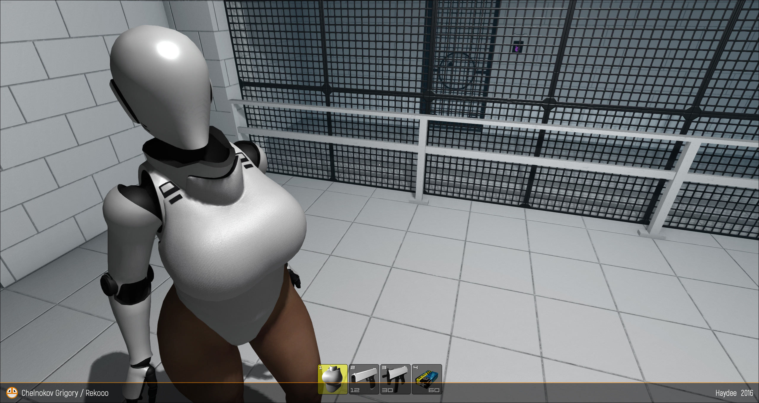 Haydee model. Персональный сайт 3D Artist'a с расширенными возможностями