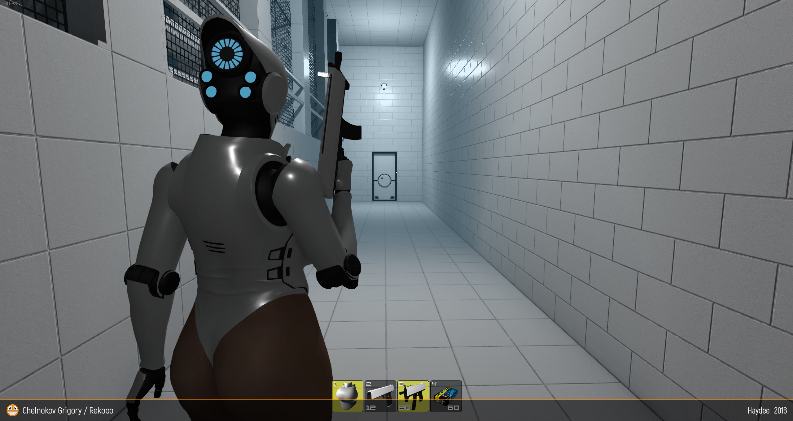 Haydee model. Персональный сайт 3D Artist'a с расширенными возможностями