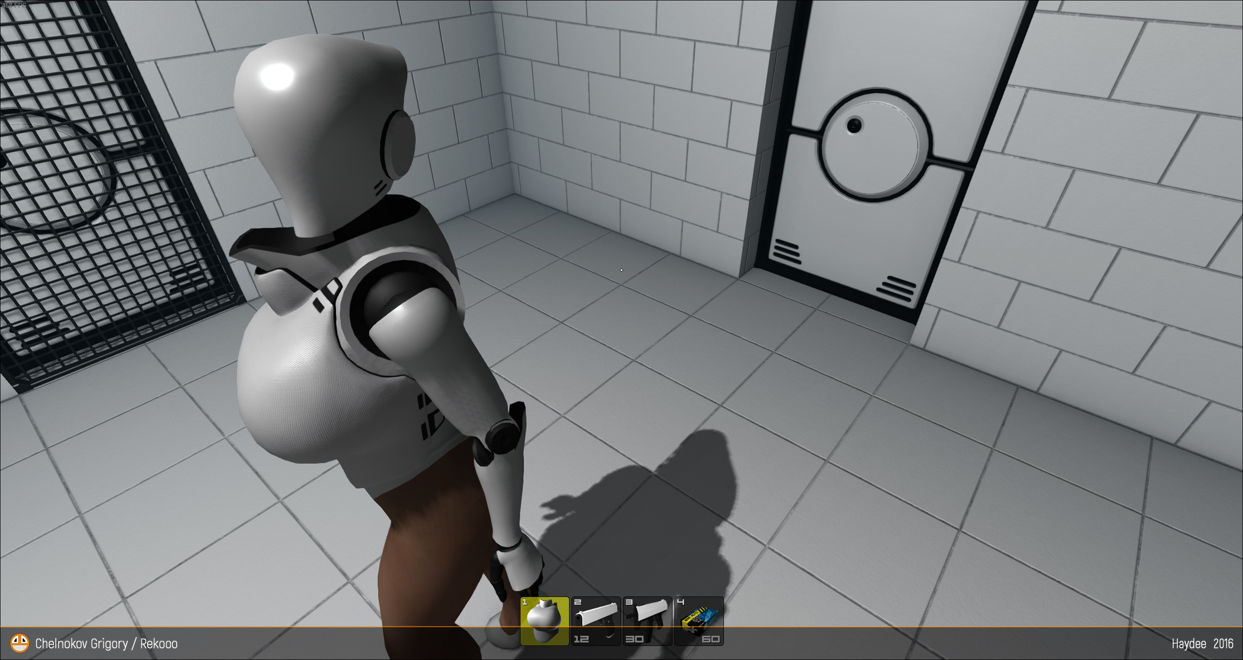 Haydee model. Персональный сайт 3D Artist'a с расширенными возможностями