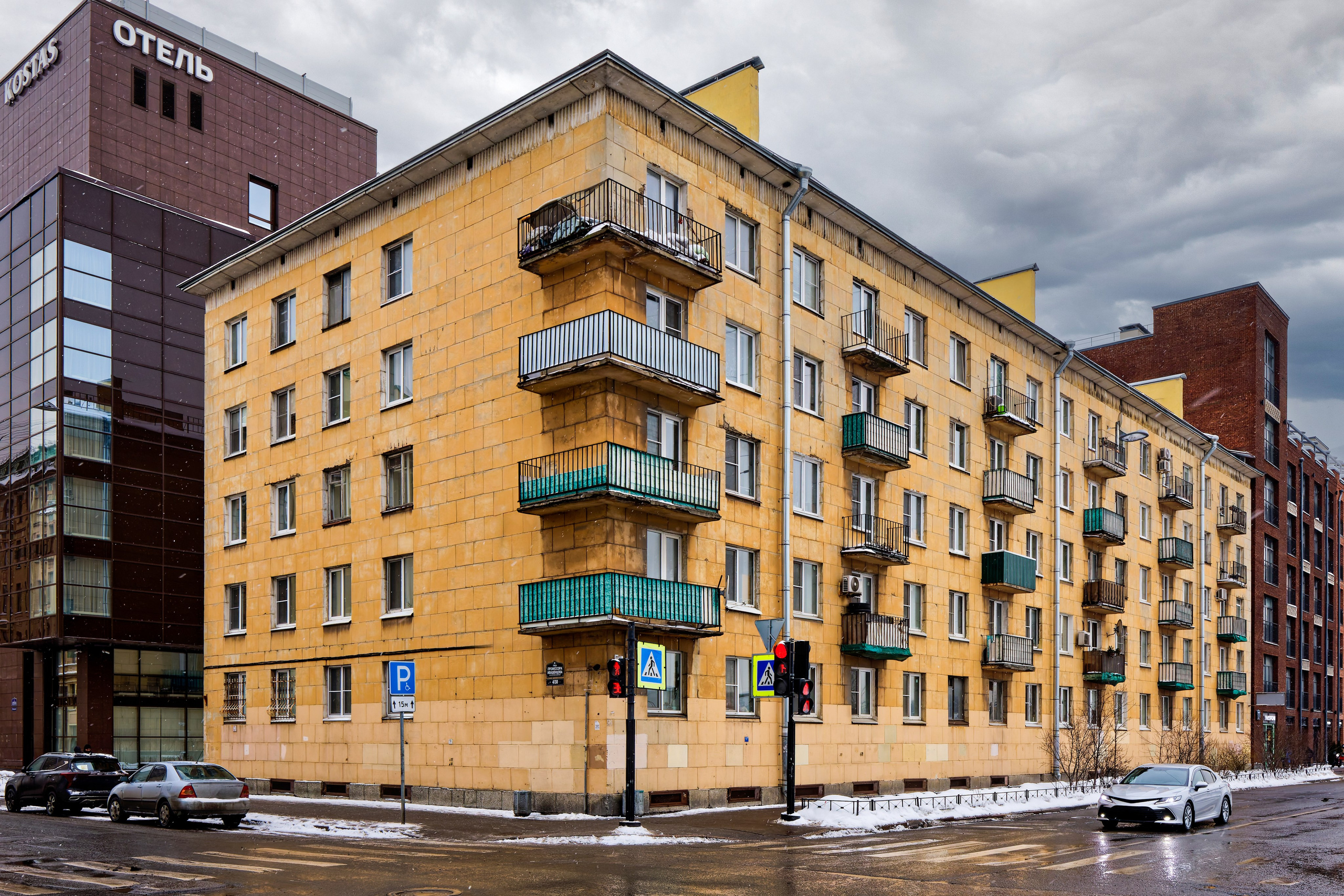 Санкт-Петербург, Тележная улица, дом 13 (улица Профессора Ивашенцова, дом 4). Жилой дом, 1961 год.