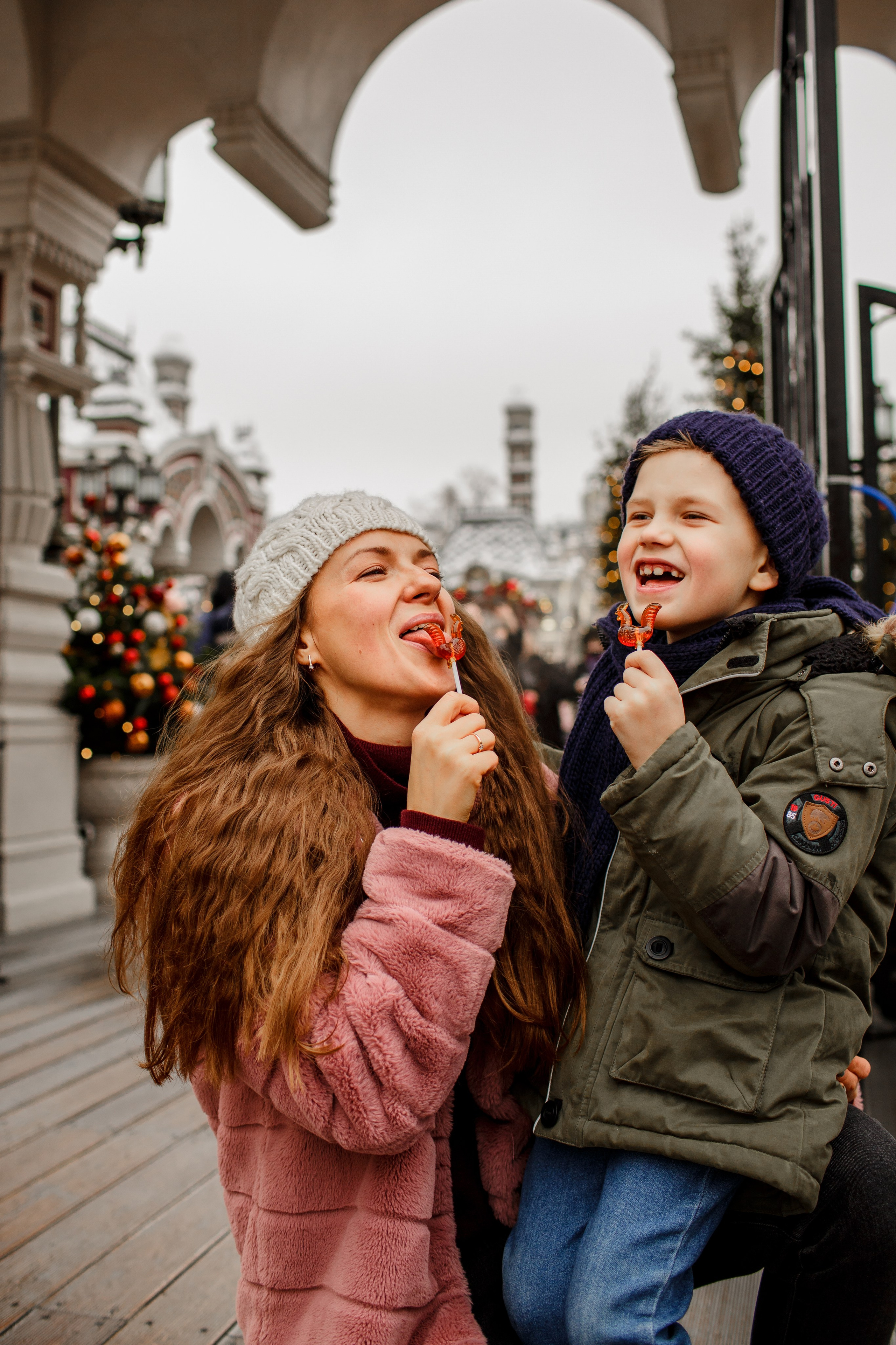 Новогодняя фотопрогулка в Москве. Свадебный фотограф Кирилл Белый