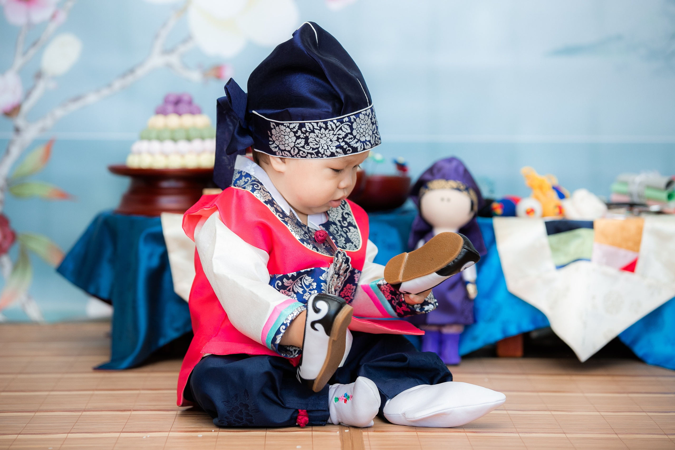 첫돌 Утренняя церемония (малыши). «Инбок» Фото студия