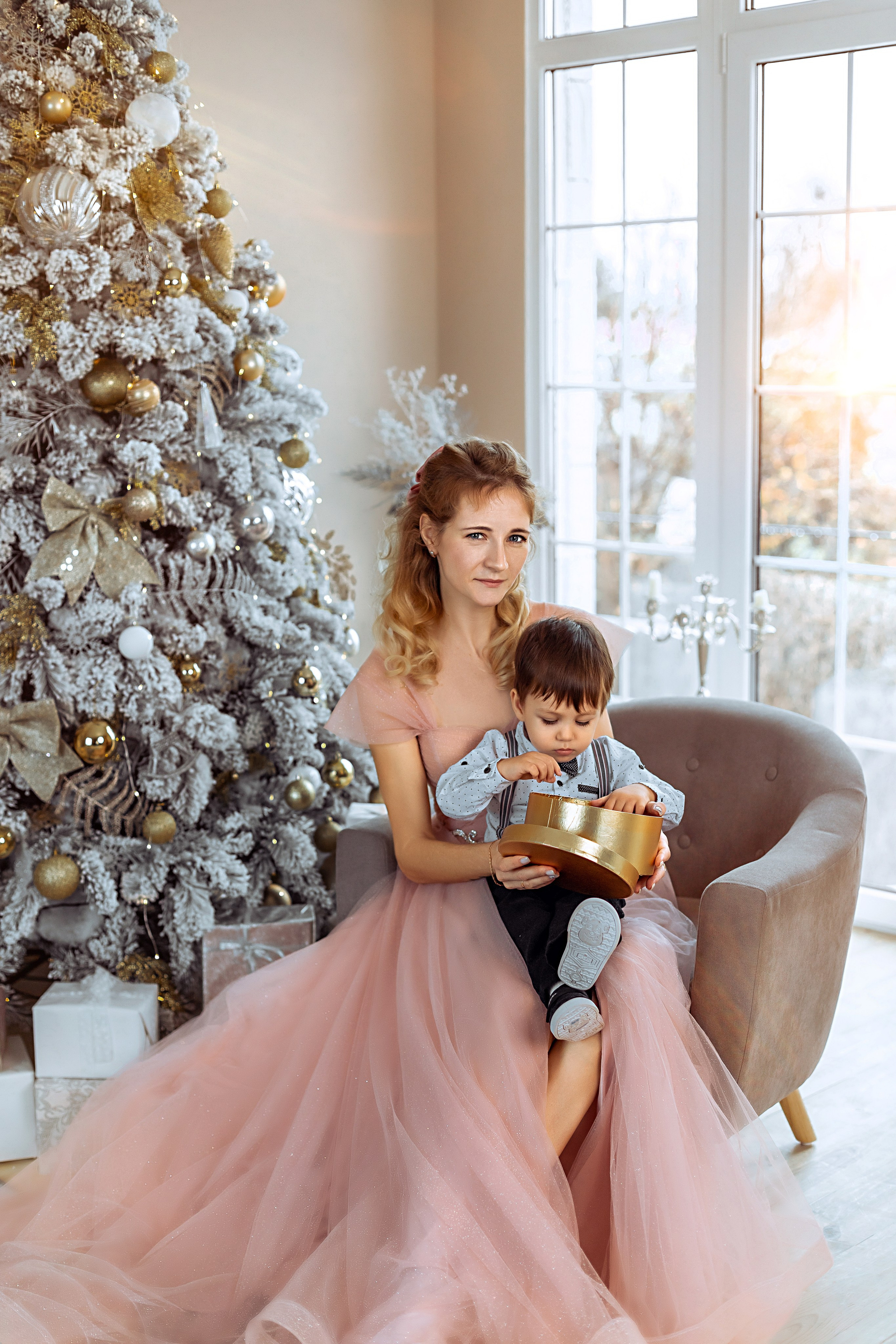 Ильина и Марк НГ2022. Семейный и детский фотограф в Крыму Екатерина Швец