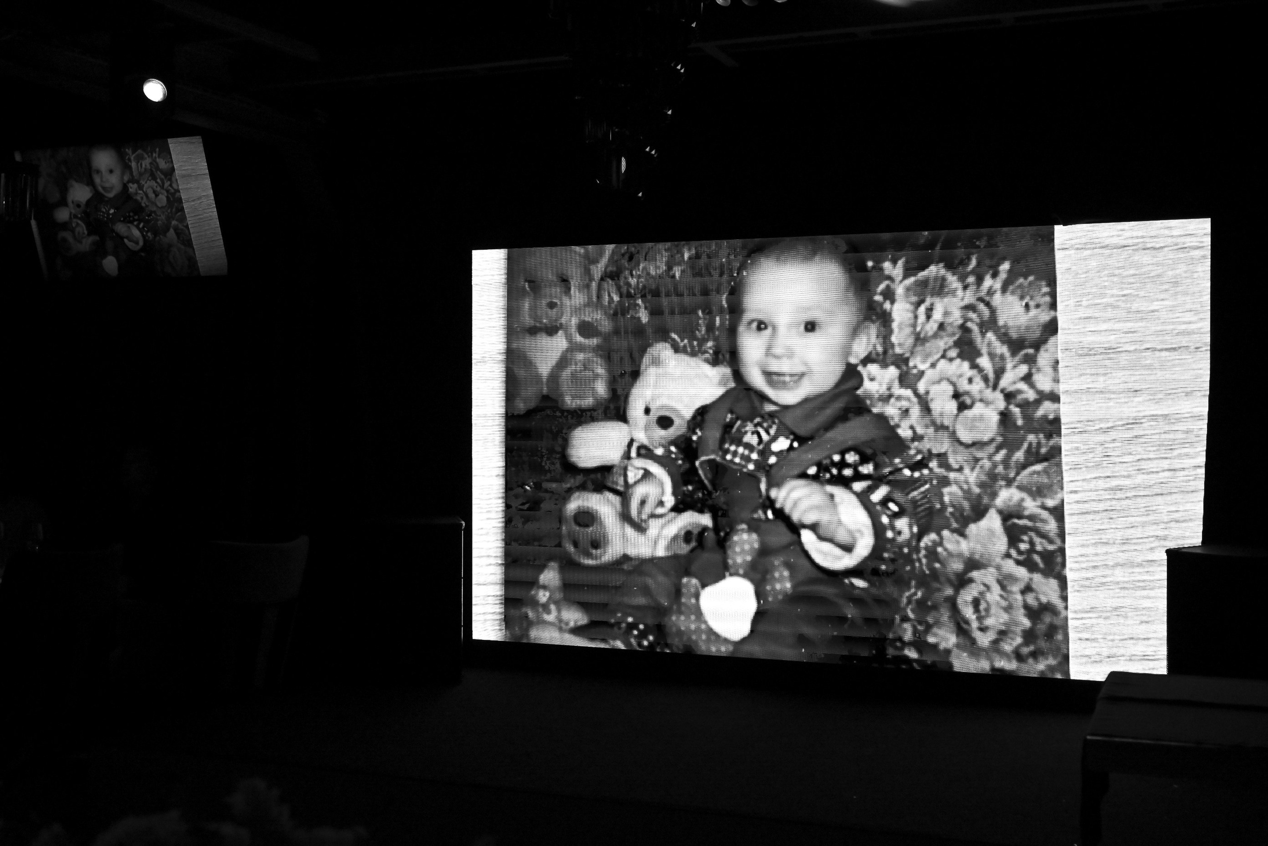 Black and white film. <3